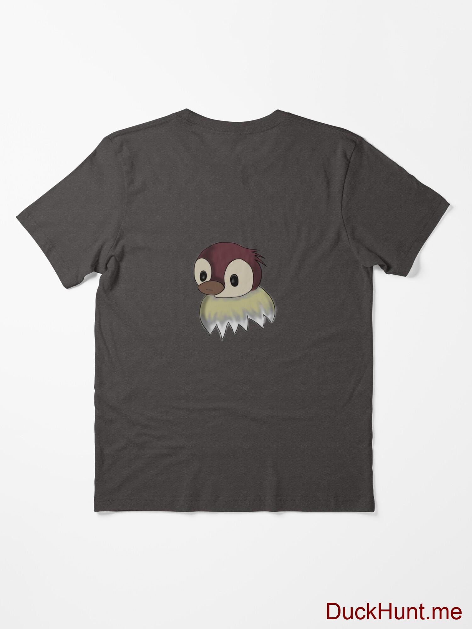 Ghost Duck (fogless) Charcoal Heather Essential T-Shirt (Back printed) alternative image 1
