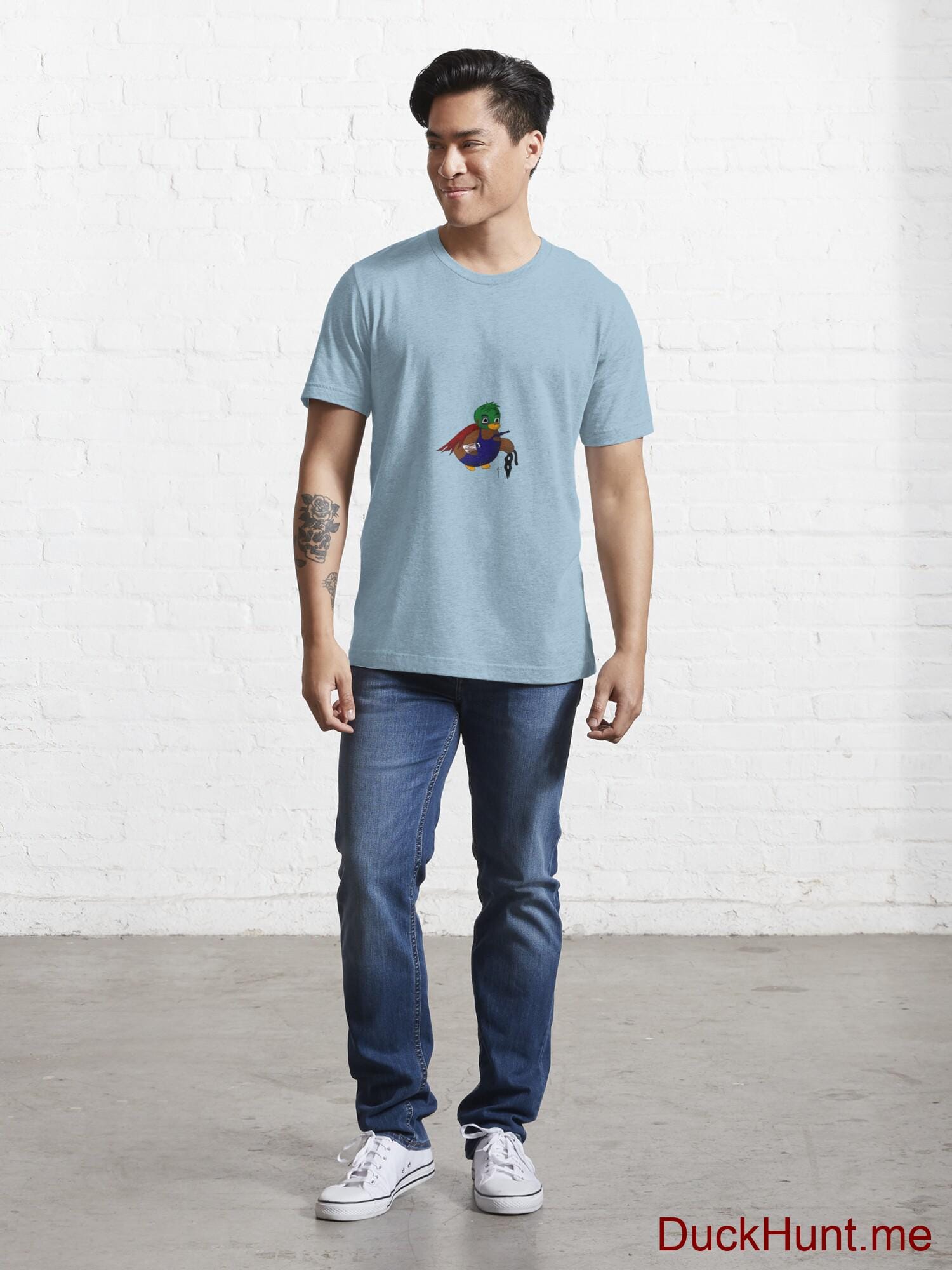 Dead DuckHunt Boss (smokeless) Light Blue Essential T-Shirt (Front printed) alternative image 4