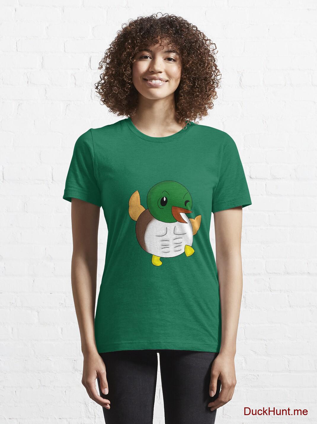 Super duck Green Essential T-Shirt (Front printed) alternative image 5