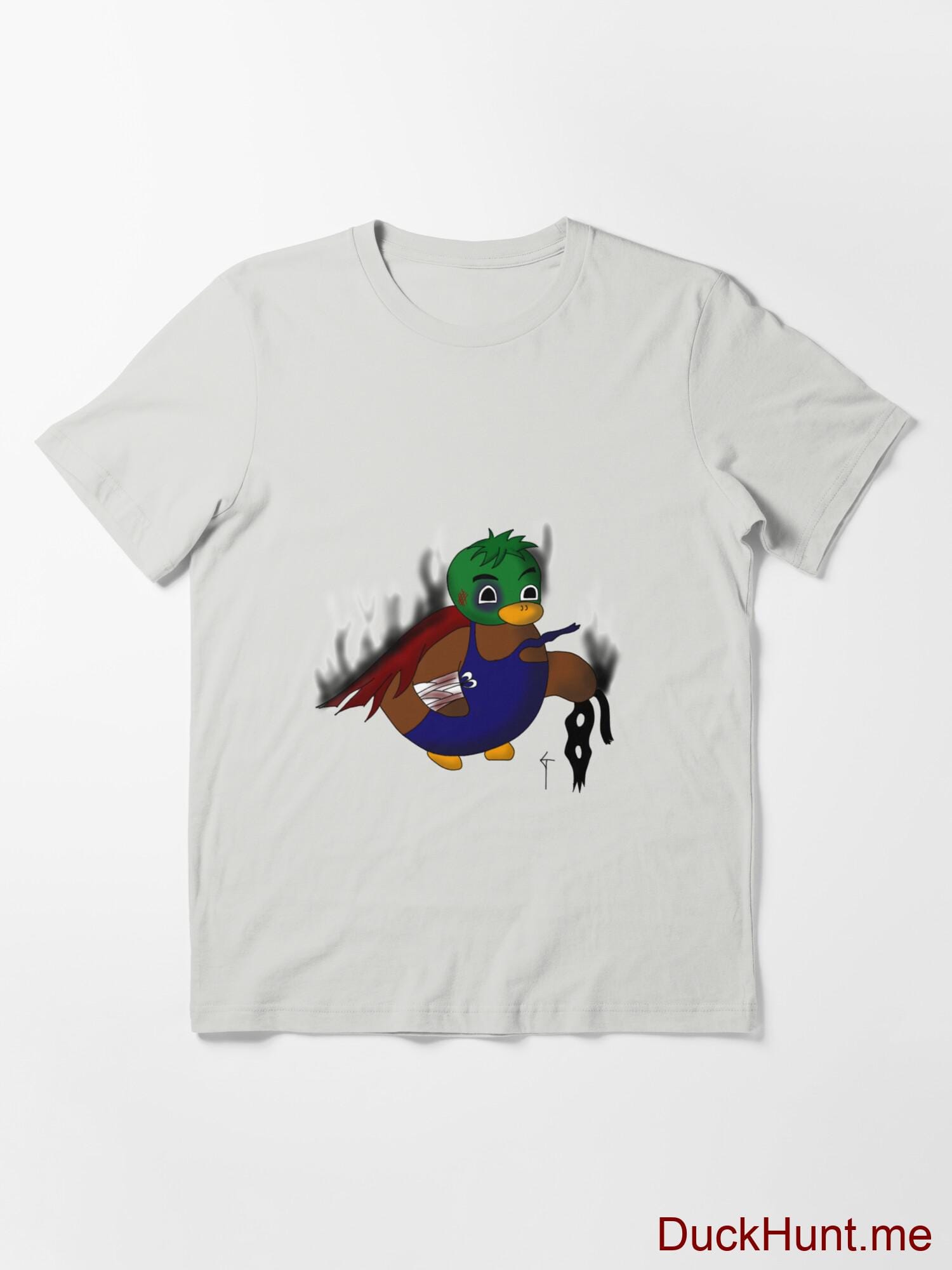 Dead Boss Duck (smoky) Light Grey Essential T-Shirt (Front printed) alternative image 2
