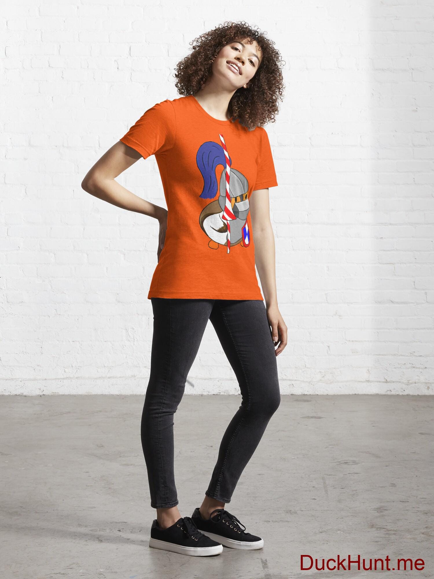 Armored Duck Orange Essential T-Shirt (Front printed) alternative image 3