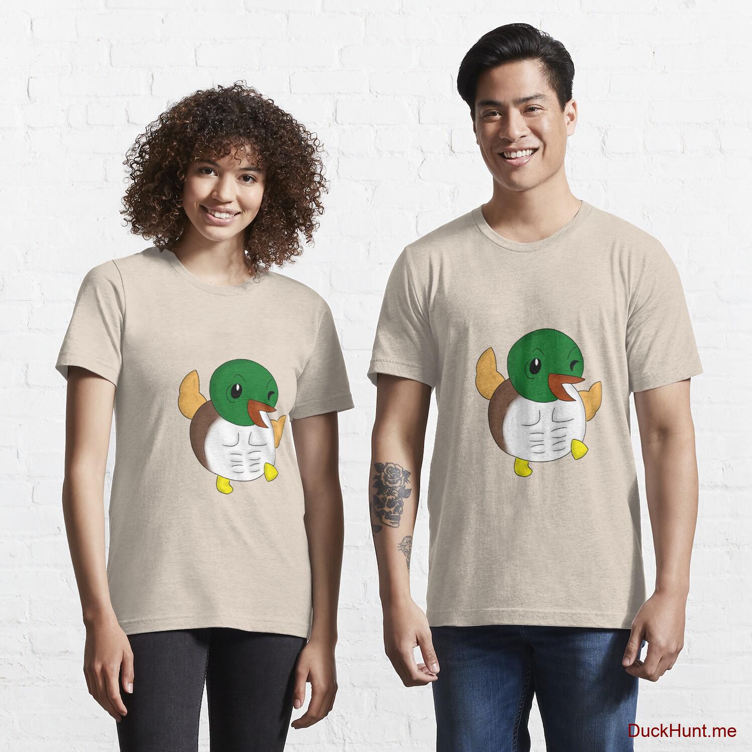 Super duck Creme Essential T-Shirt (Front printed)
