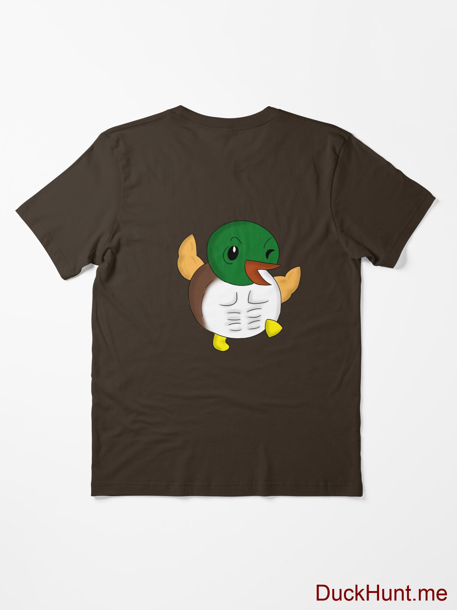 Super duck Brown Essential T-Shirt (Back printed) alternative image 1