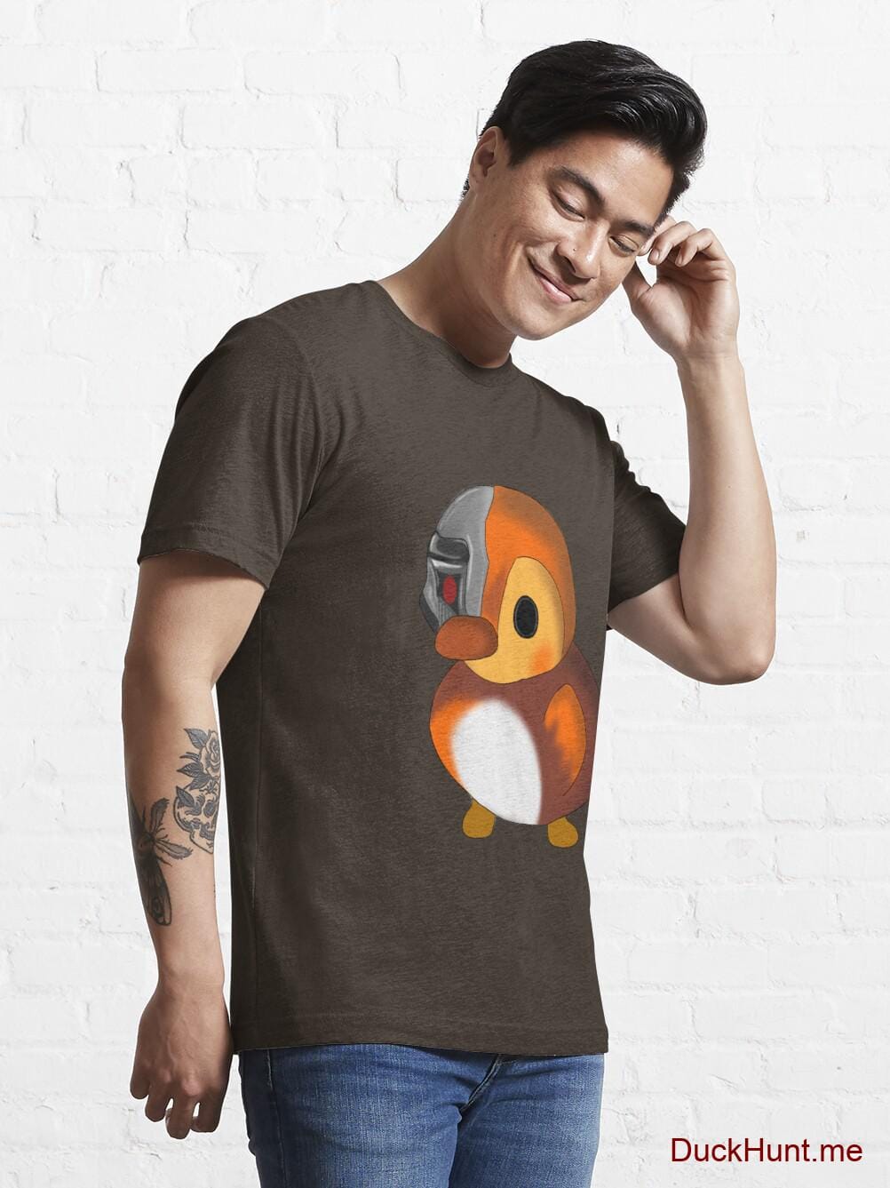 Mechanical Duck Brown Essential T-Shirt (Front printed) alternative image 6