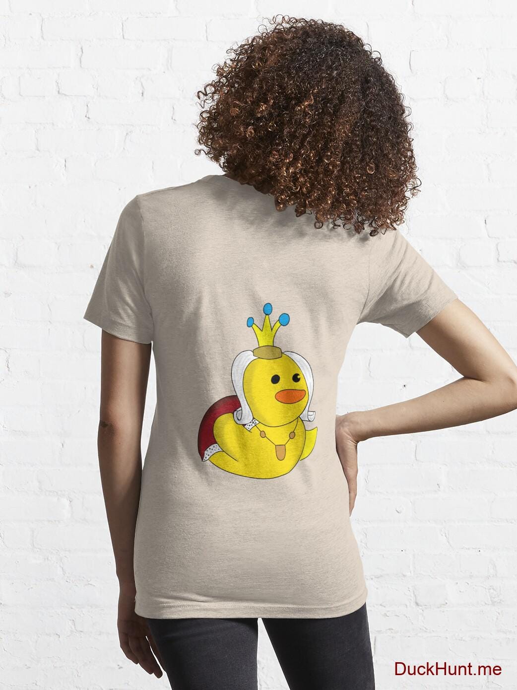 Royal Duck Creme Essential T-Shirt (Back printed) alternative image 4