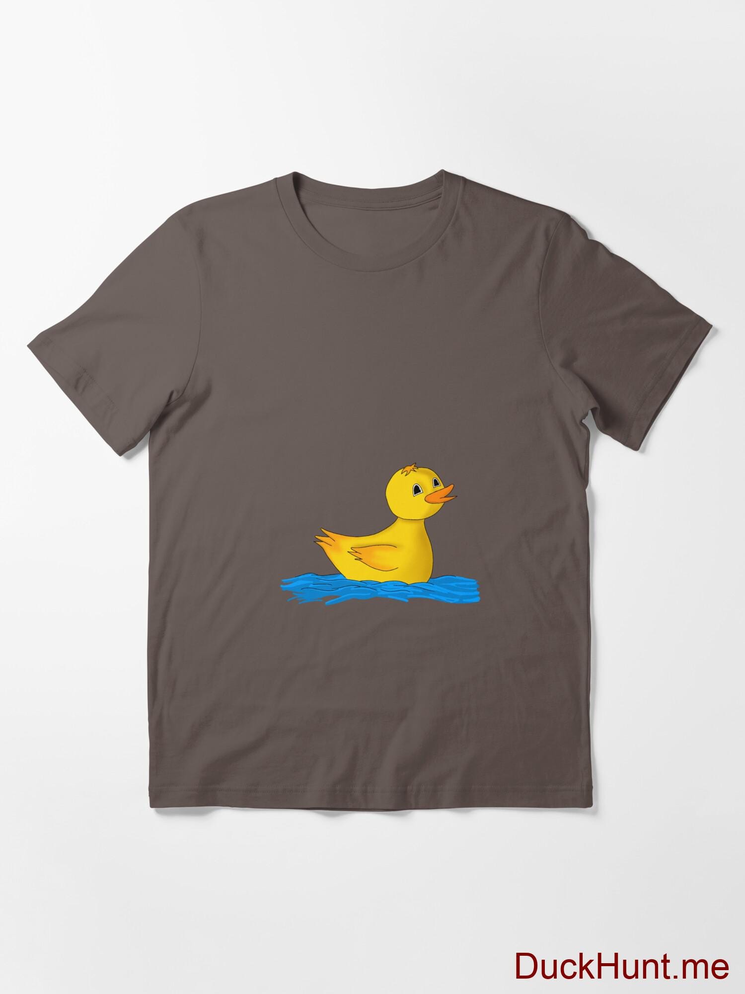 Plastic Duck Dark Grey Essential T-Shirt (Front printed) alternative image 2