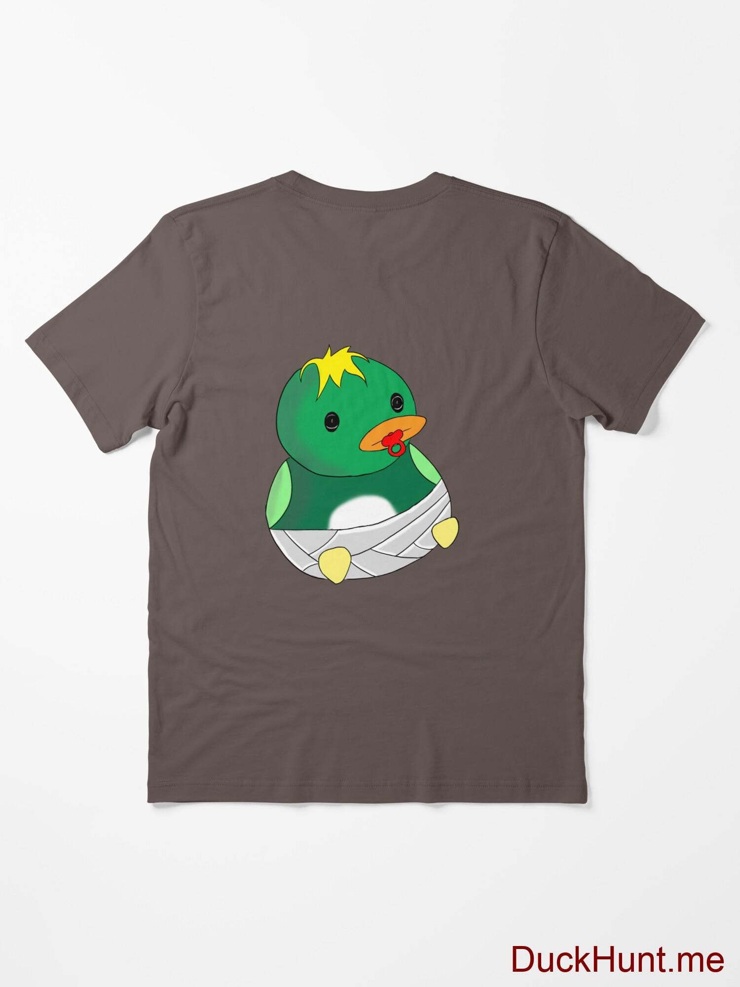 Baby duck Dark Grey Essential T-Shirt (Back printed) alternative image 1