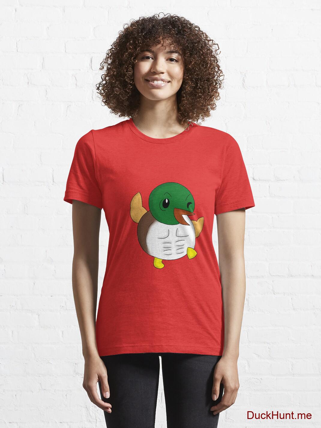 Super duck Red Essential T-Shirt (Front printed) alternative image 5