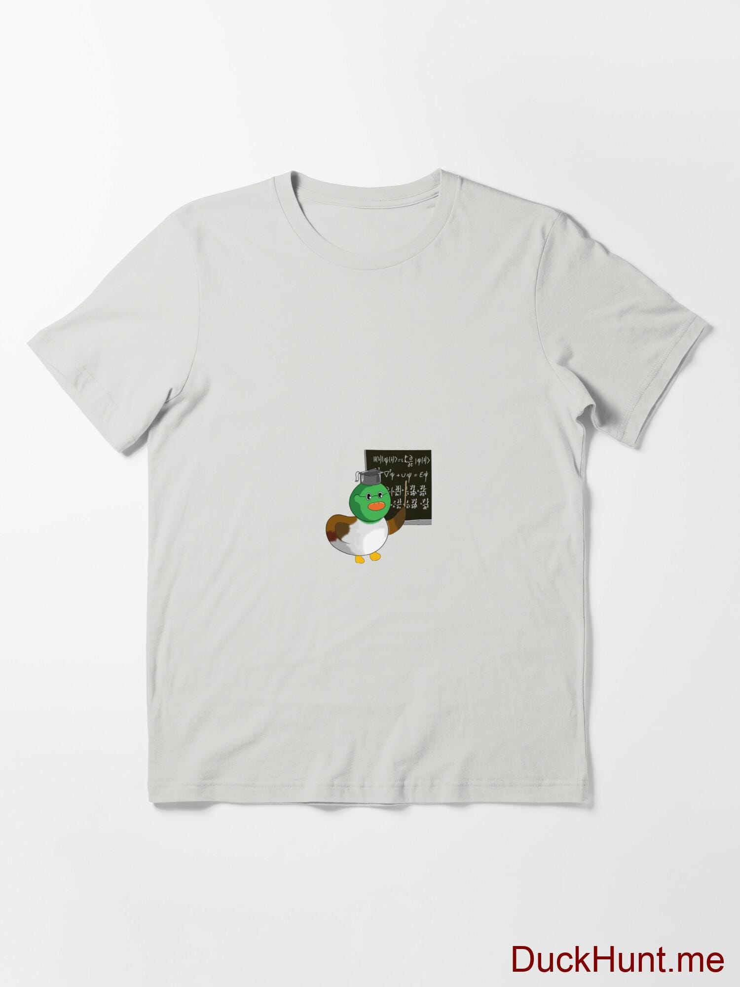 Prof Duck Light Grey Essential T-Shirt (Front printed) alternative image 2