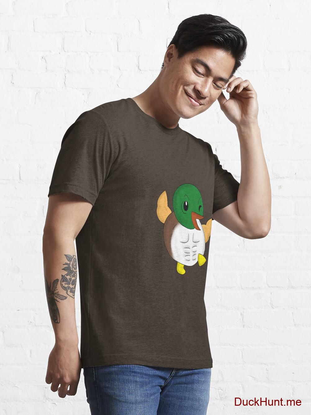 Super duck Brown Essential T-Shirt (Front printed) alternative image 6