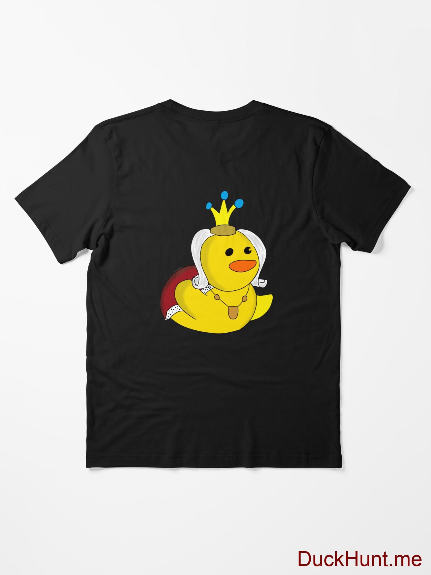Royal Duck Black Essential T-Shirt (Back printed) alternative image 1