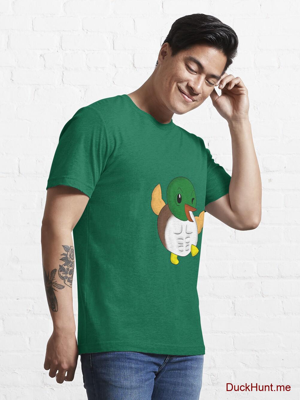 Super duck Green Essential T-Shirt (Front printed) alternative image 6