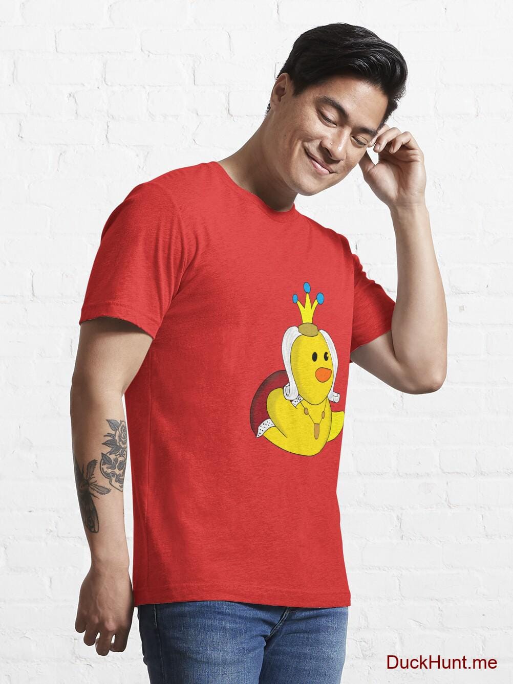 Royal Duck Red Essential T-Shirt (Front printed) alternative image 6