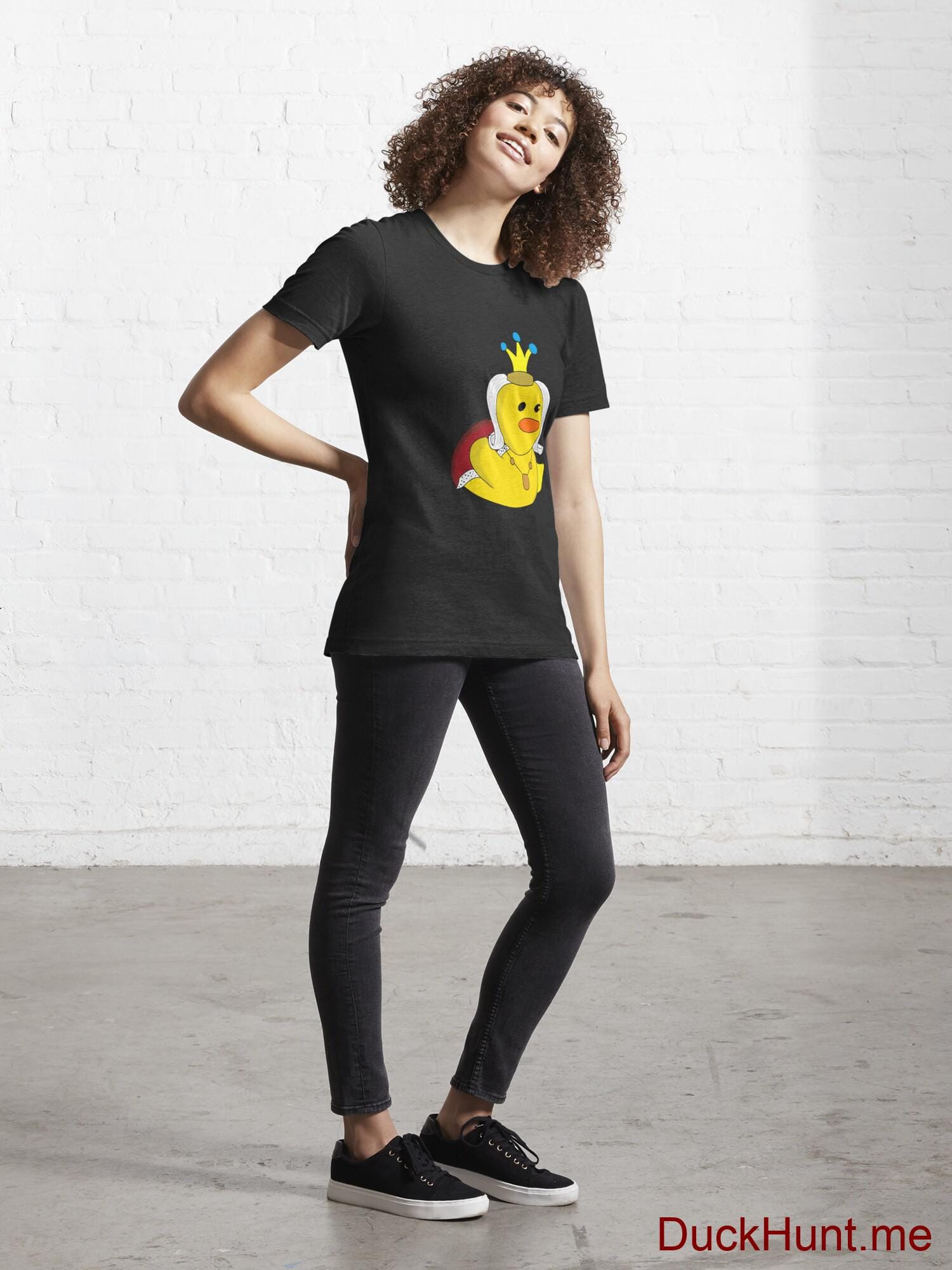 Royal Duck Black Essential T-Shirt (Front printed) alternative image 3