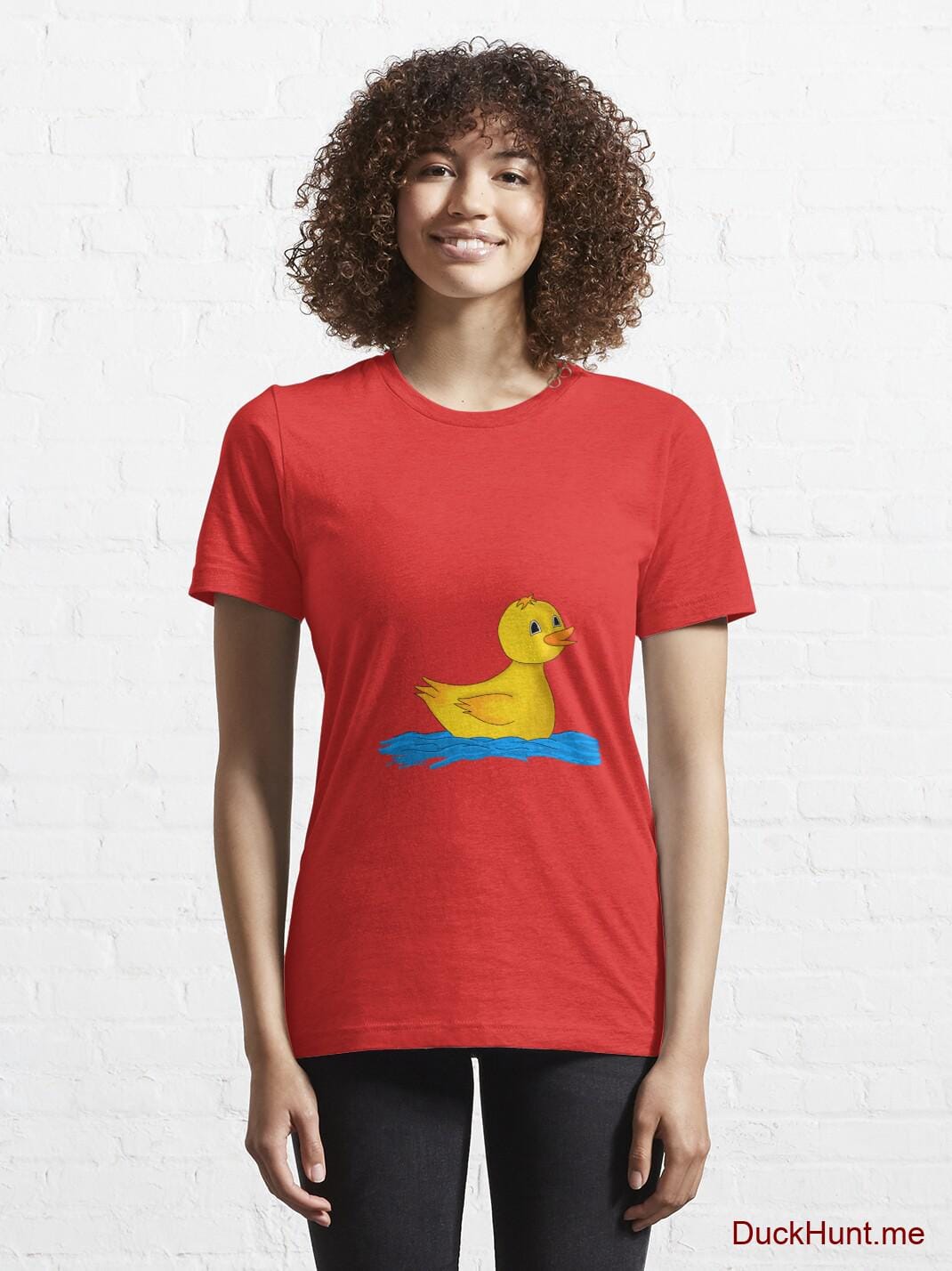Plastic Duck Red Essential T-Shirt (Front printed) alternative image 5