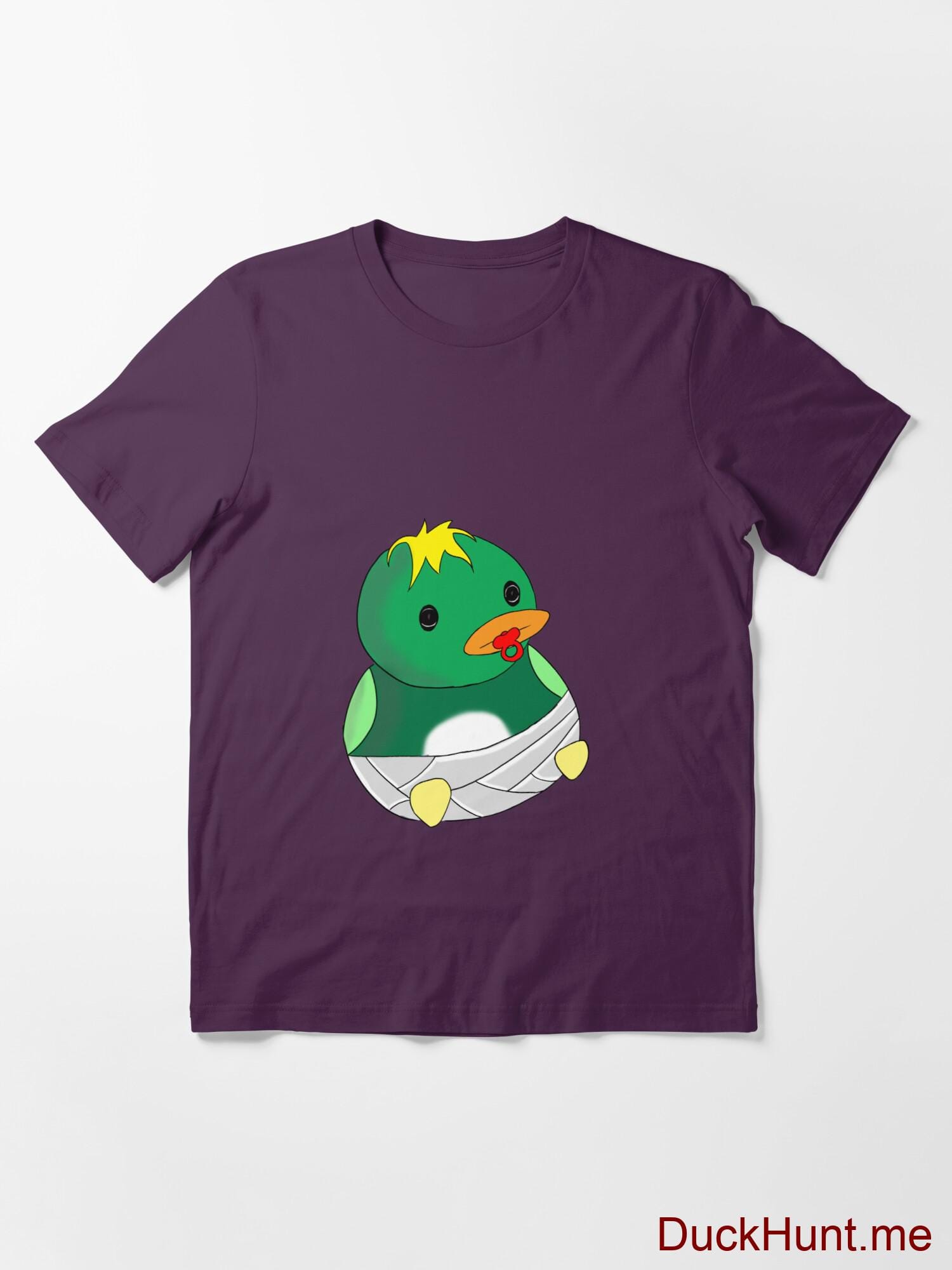 Baby duck Eggplant Essential T-Shirt (Front printed) alternative image 2