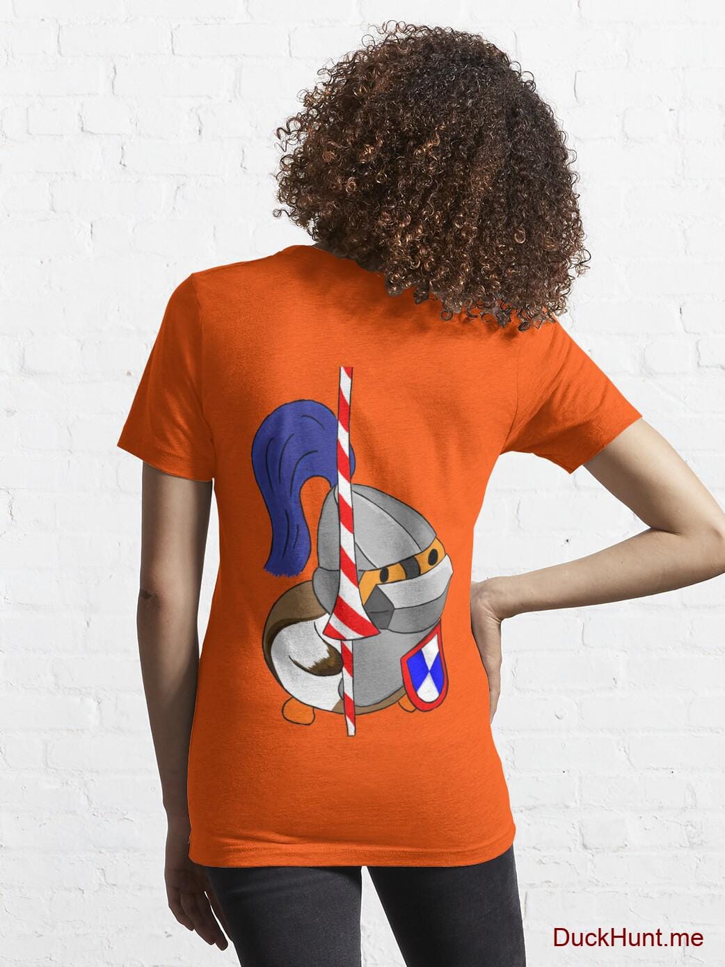 Armored Duck Orange Essential T-Shirt (Back printed) alternative image 4