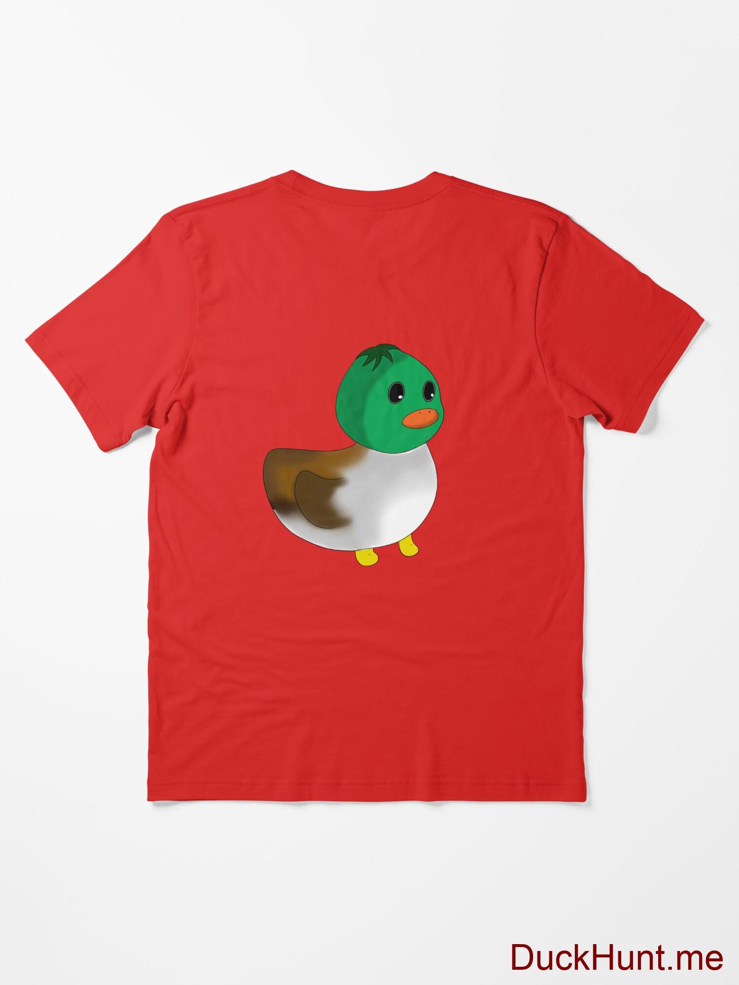 Normal Duck Red Essential T-Shirt (Back printed) alternative image 1