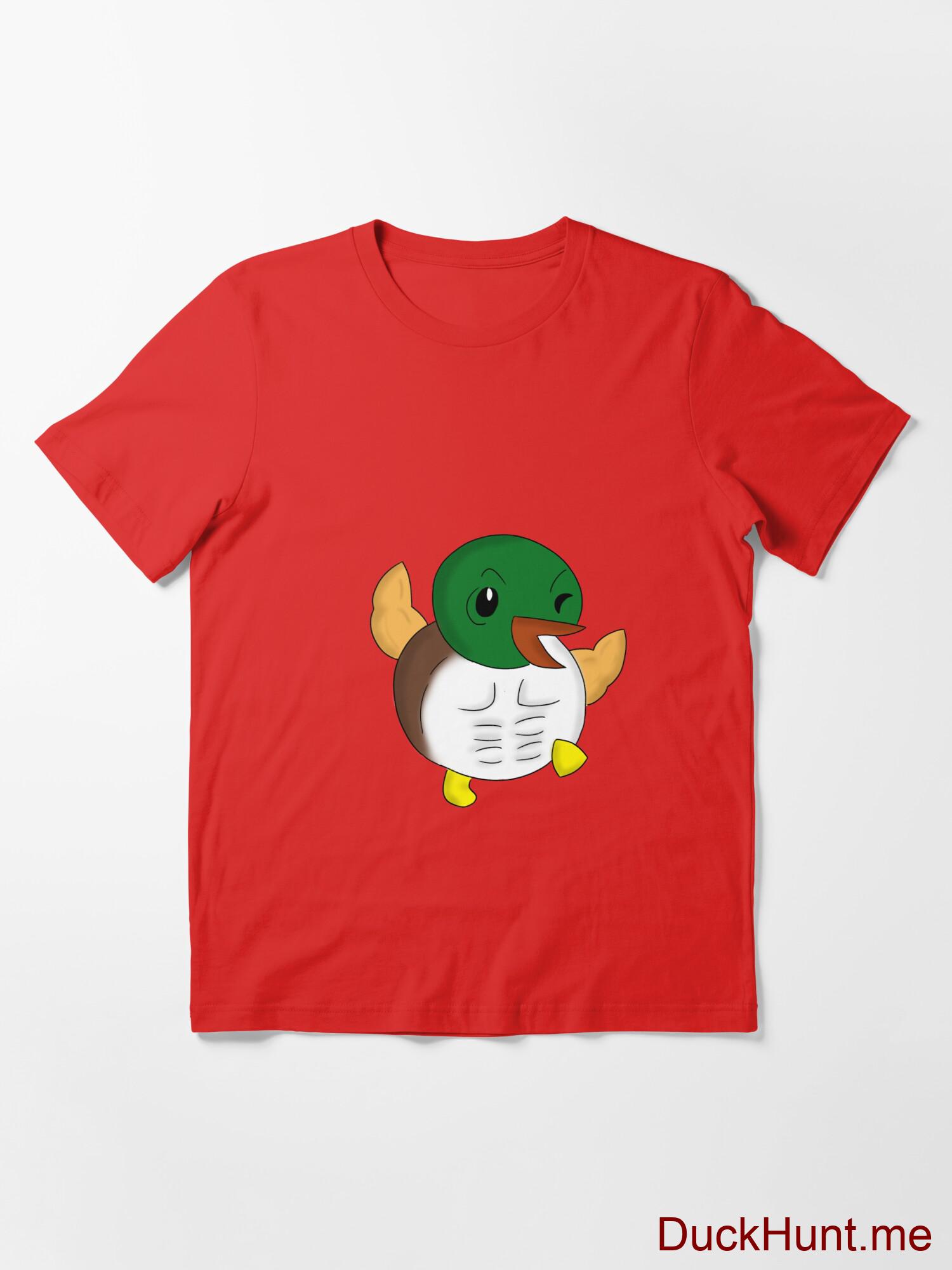 Super duck Red Essential T-Shirt (Front printed) alternative image 2