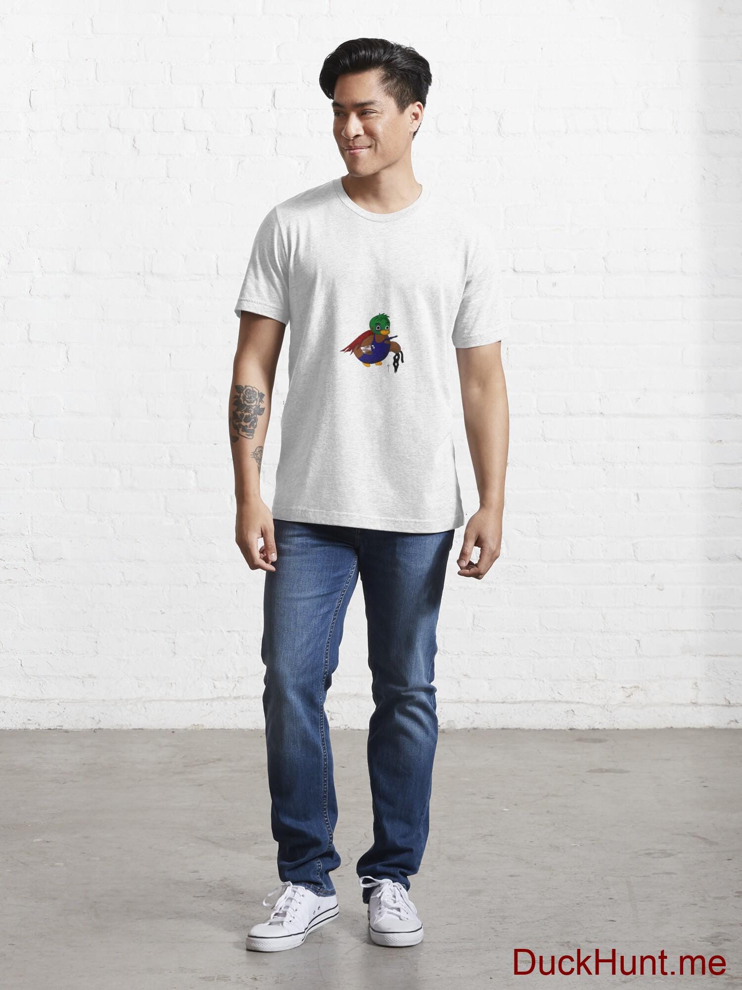 Dead DuckHunt Boss (smokeless) White Essential T-Shirt (Front printed) alternative image 4