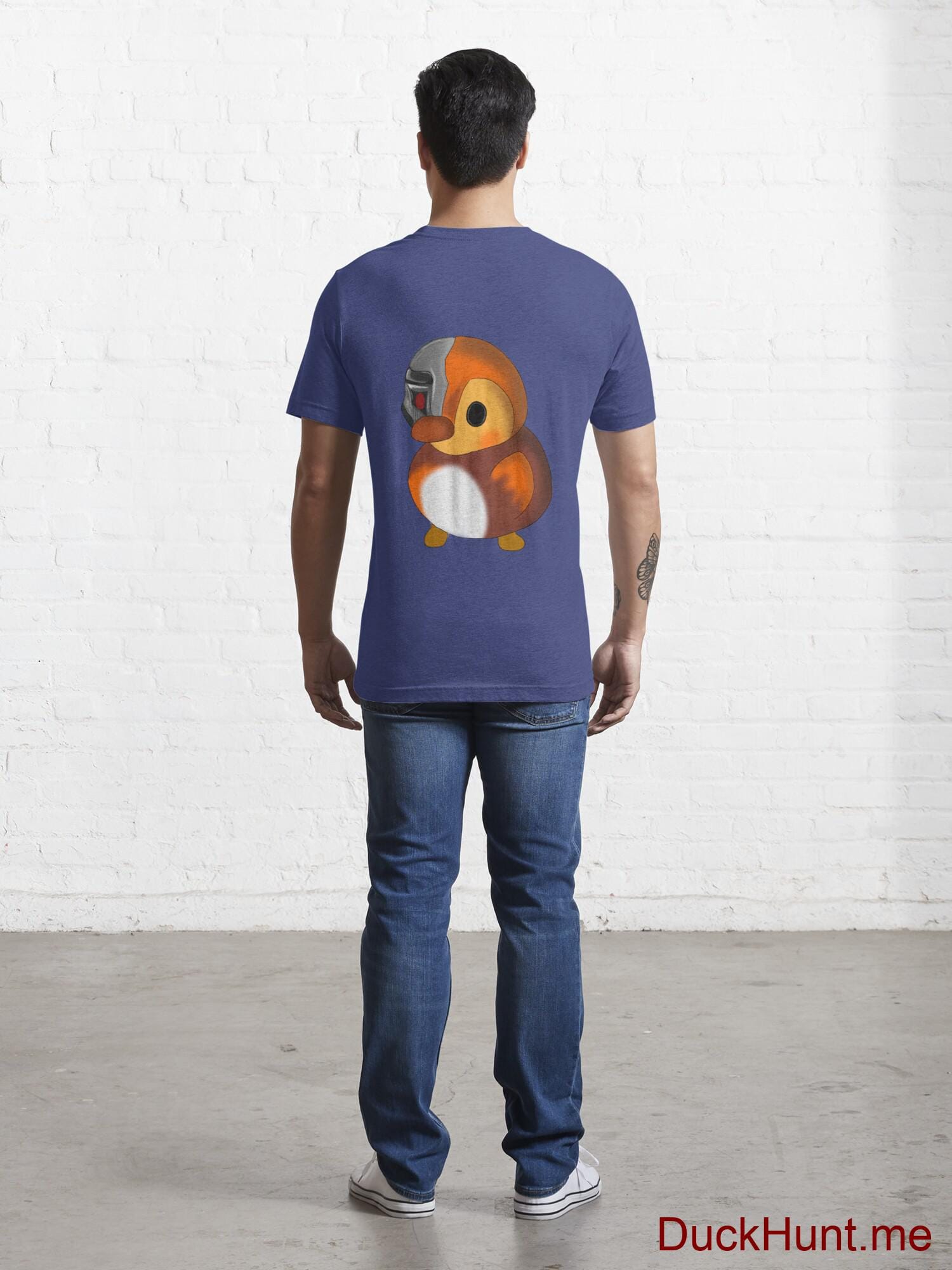 Mechanical Duck Blue Essential T-Shirt (Back printed) alternative image 3
