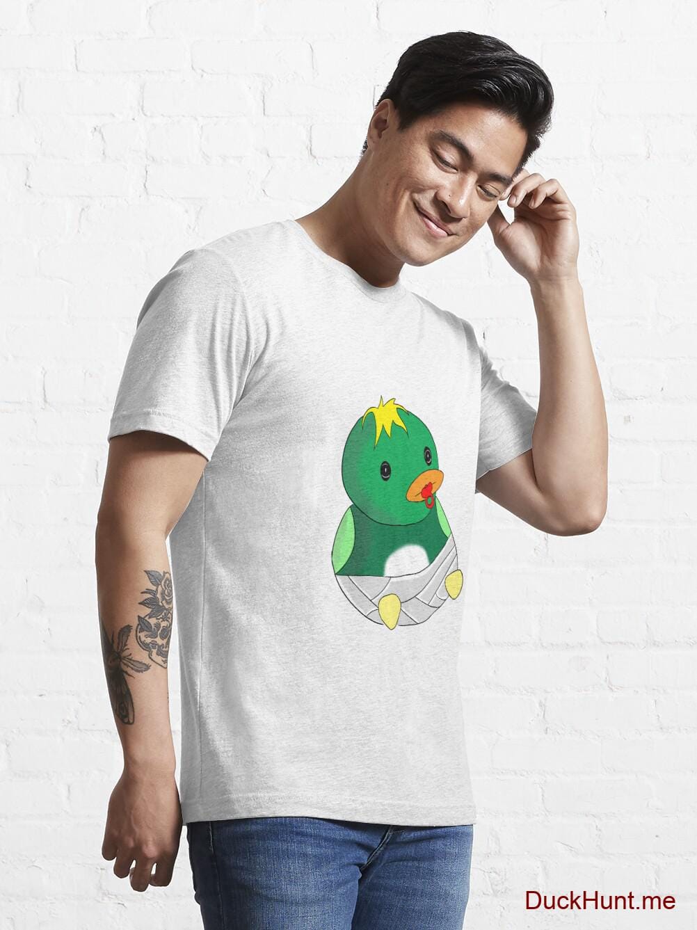 Baby duck White Essential T-Shirt (Front printed) alternative image 6