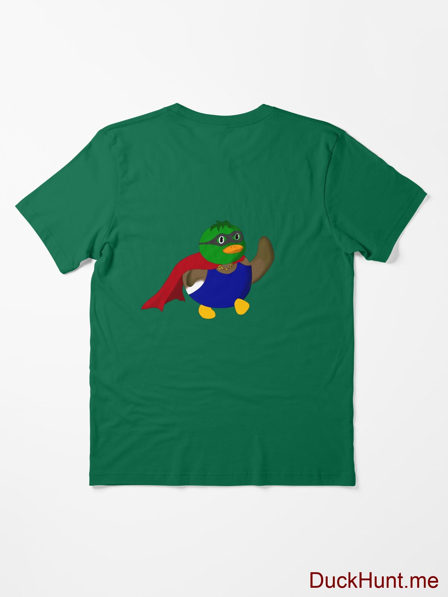 Alive Boss Duck Green Essential T-Shirt (Back printed) alternative image 1