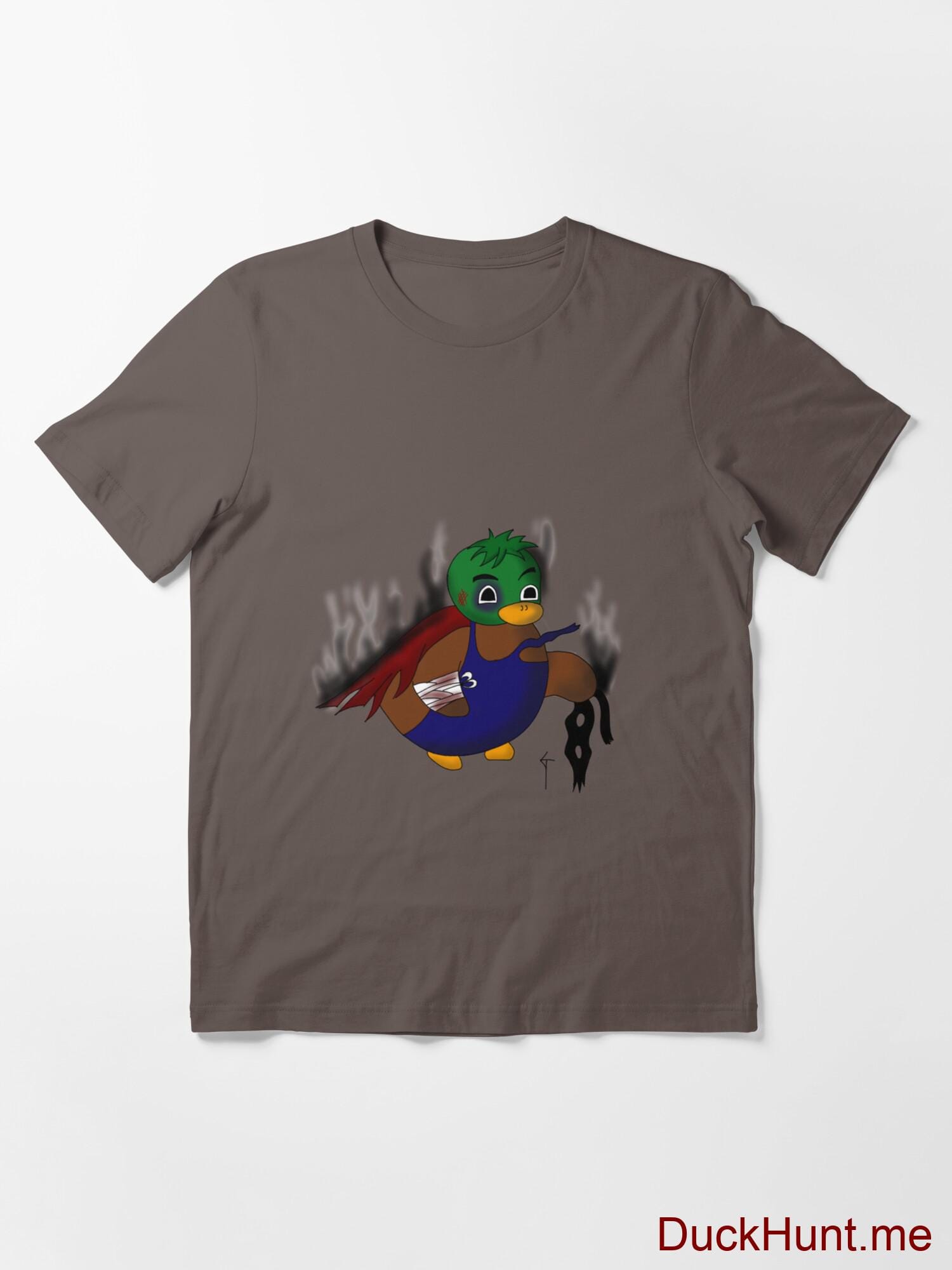 Dead Boss Duck (smoky) Dark Grey Essential T-Shirt (Front printed) alternative image 2