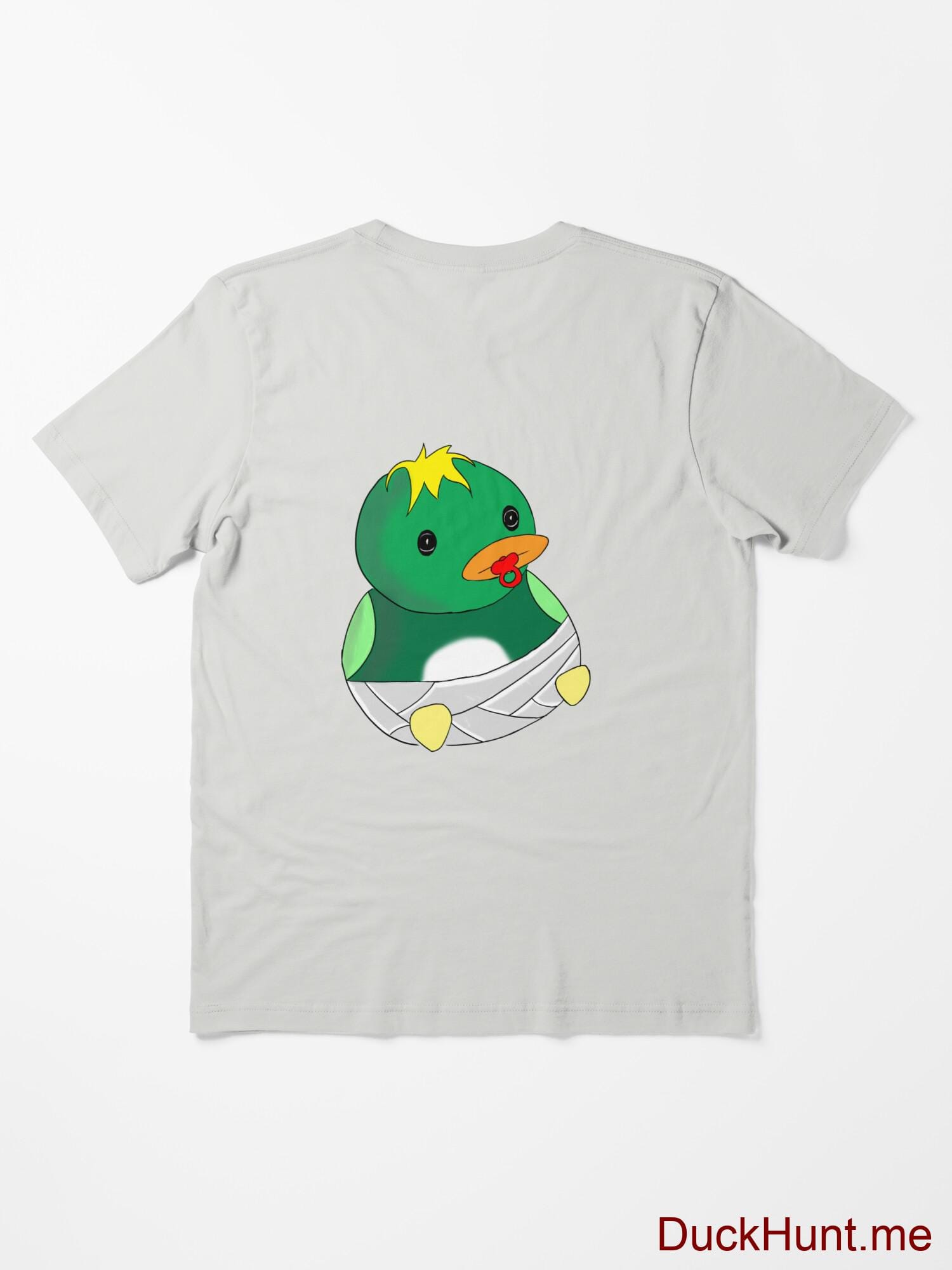 Baby duck Light Grey Essential T-Shirt (Back printed) alternative image 1
