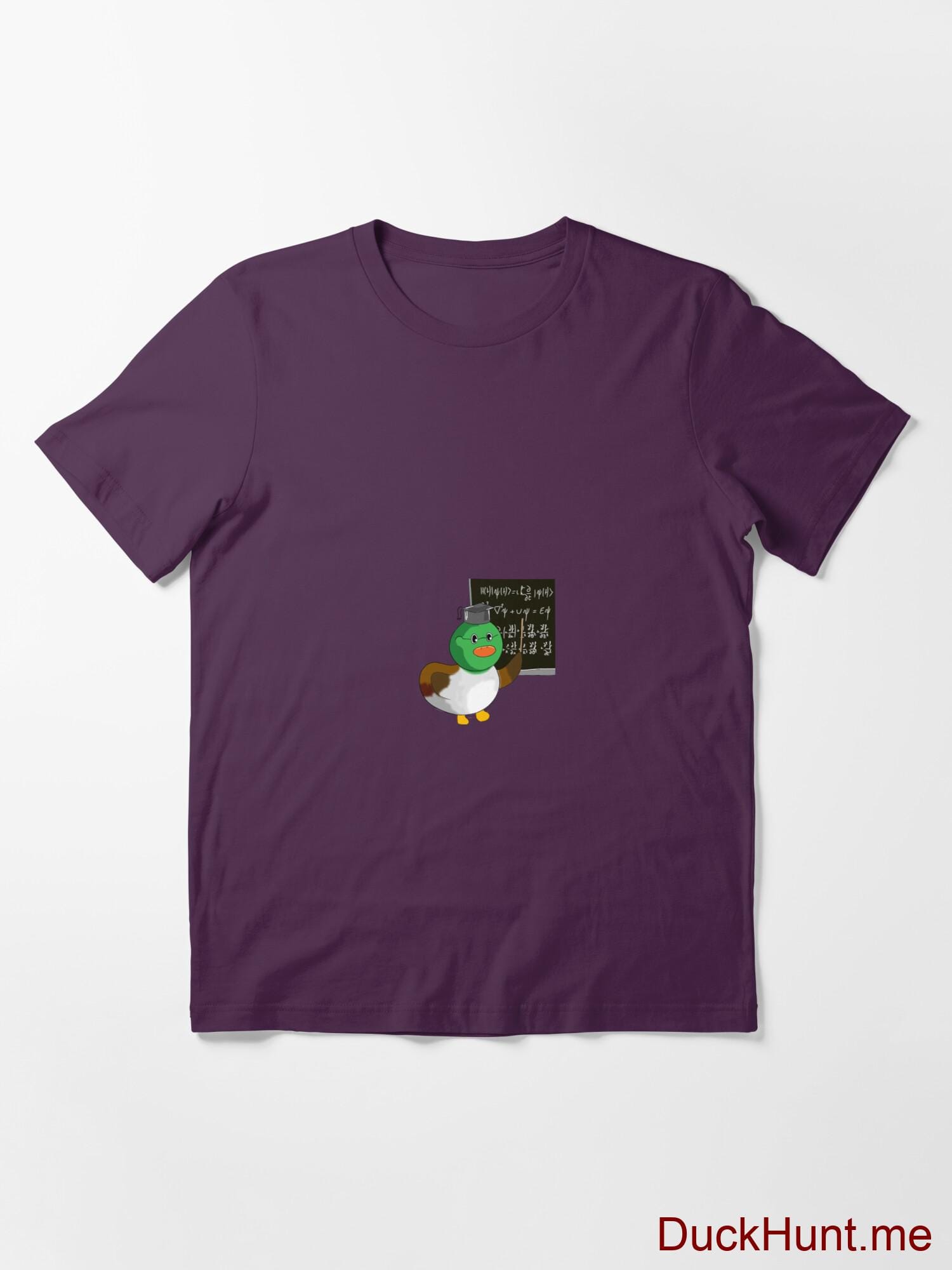 Prof Duck Eggplant Essential T-Shirt (Front printed) alternative image 2