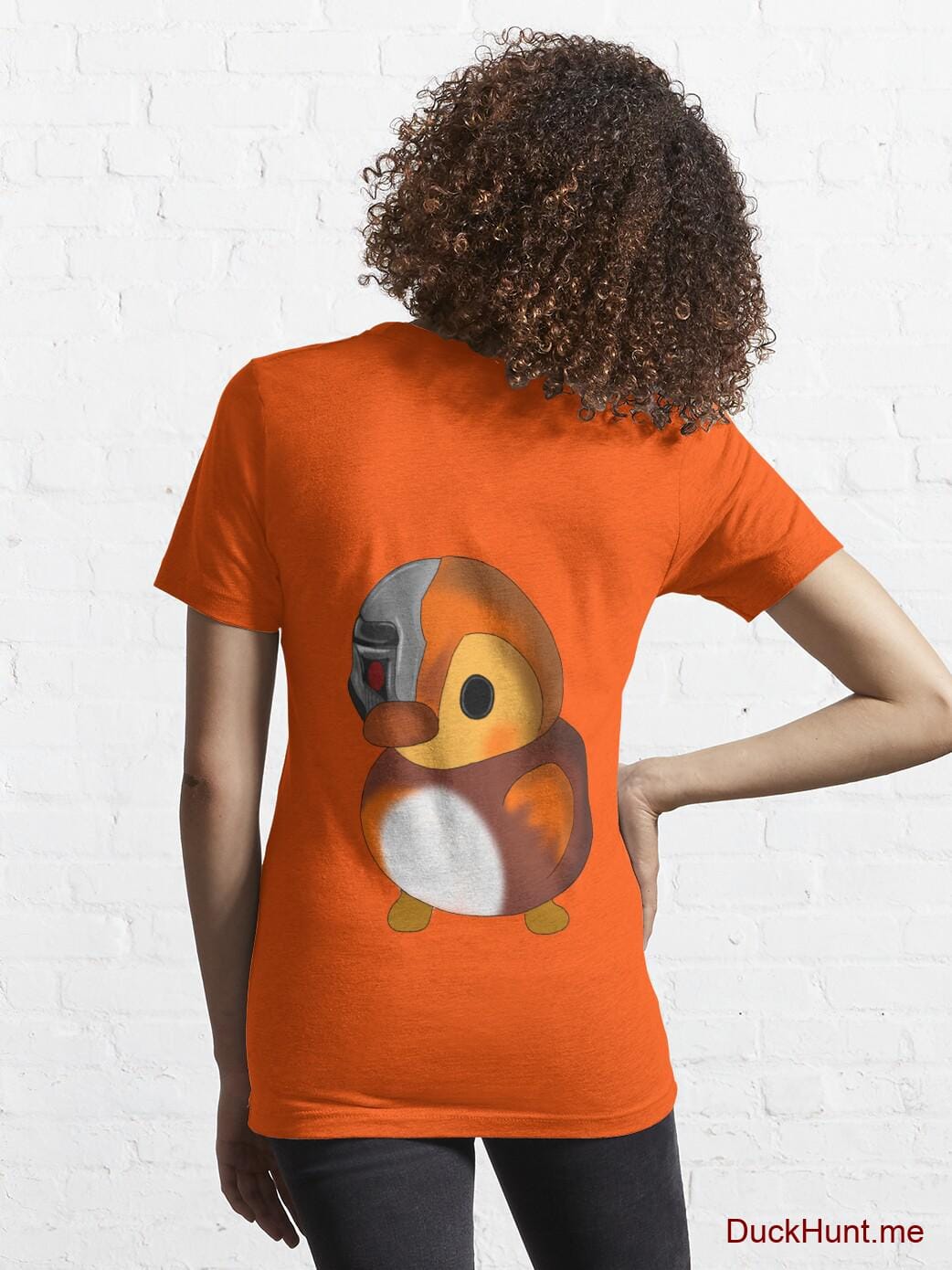 Mechanical Duck Orange Essential T-Shirt (Back printed) alternative image 4