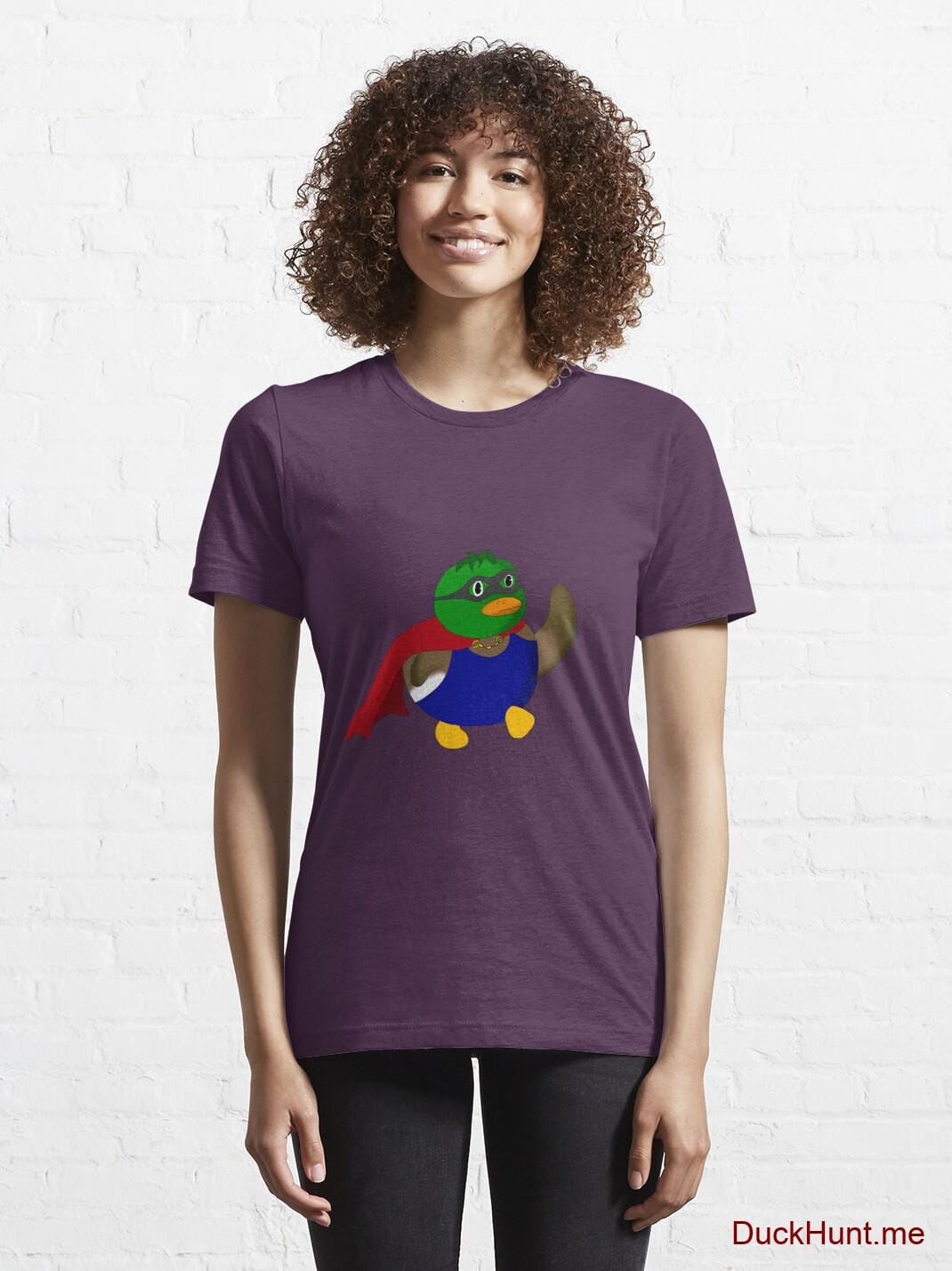 Alive Boss Duck Eggplant Essential T-Shirt (Front printed) alternative image 5