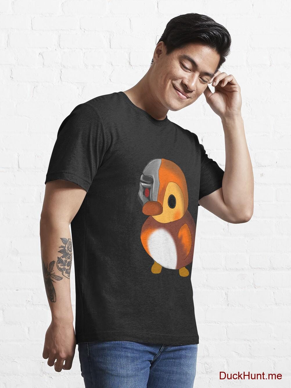 Mechanical Duck Black Essential T-Shirt (Front printed) alternative image 6