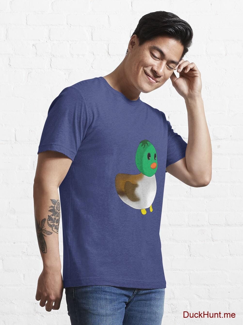 Normal Duck Blue Essential T-Shirt (Front printed) alternative image 6