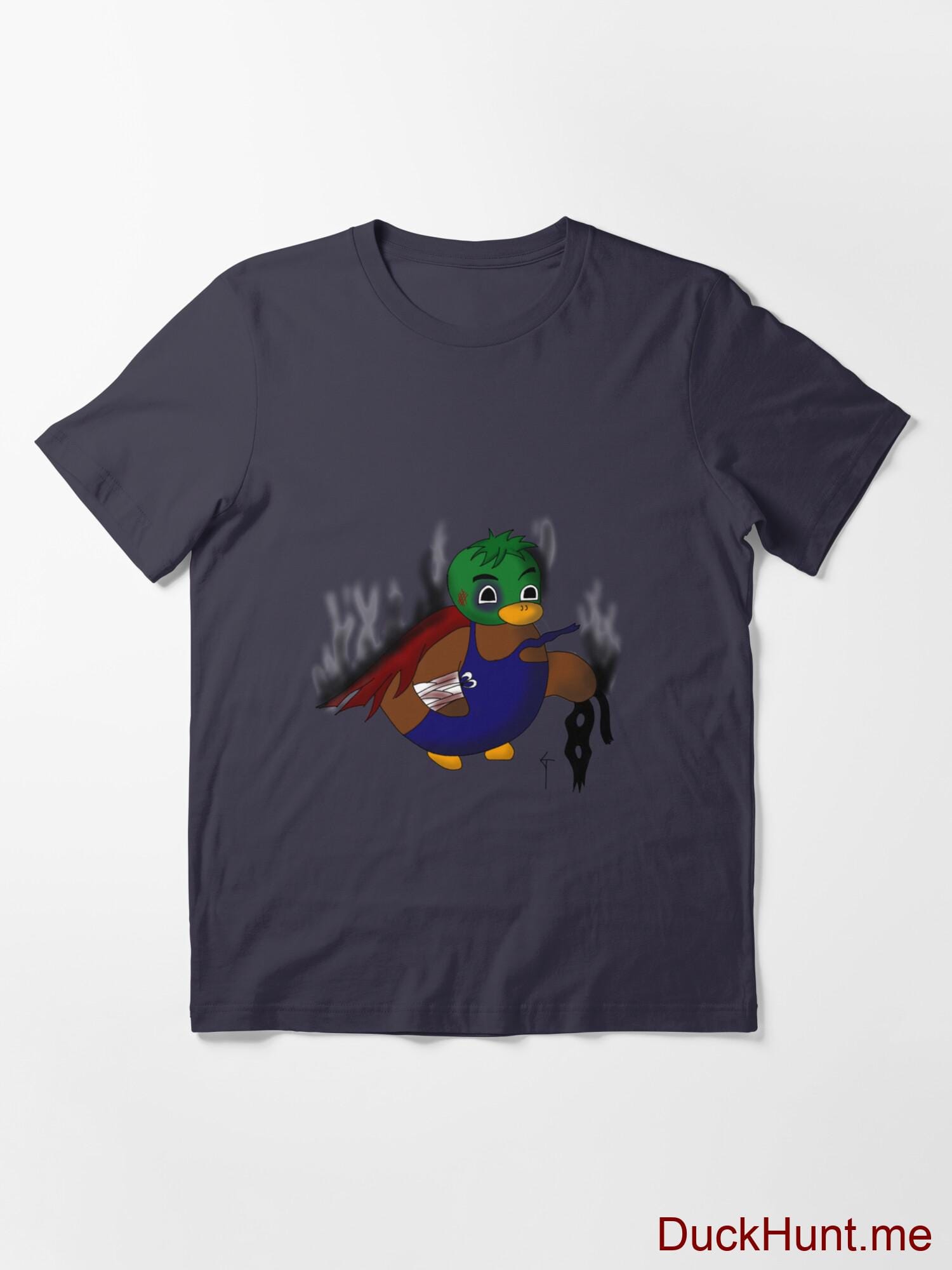 Dead Boss Duck (smoky) Dark Blue Essential T-Shirt (Front printed) alternative image 2