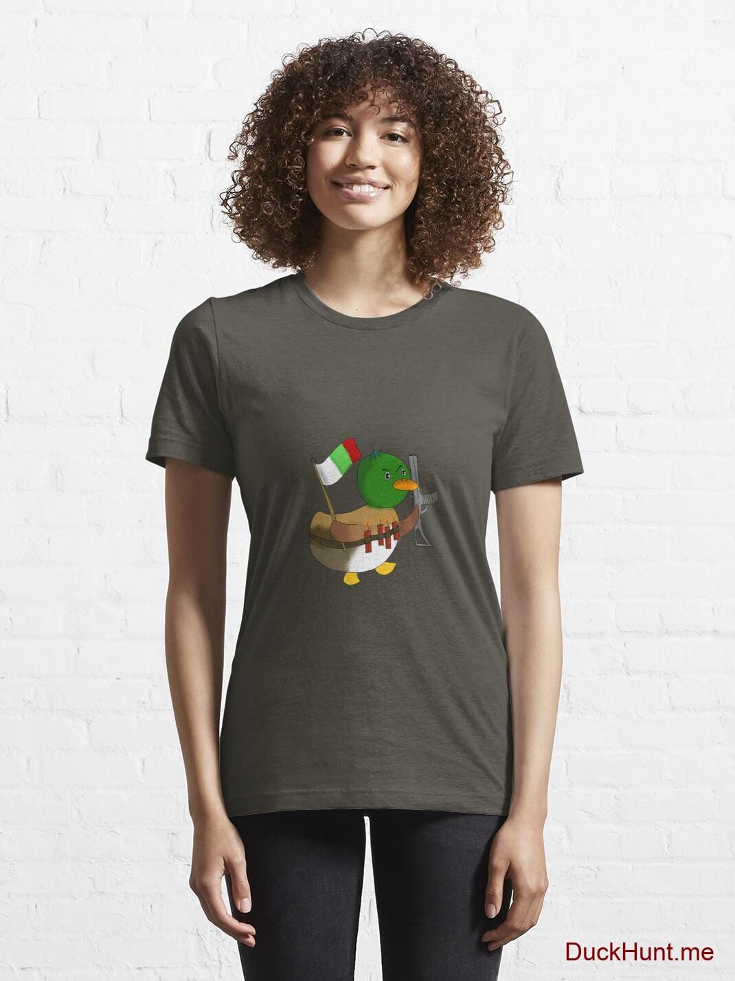 Kamikaze Duck Army Essential T-Shirt (Front printed) alternative image 5