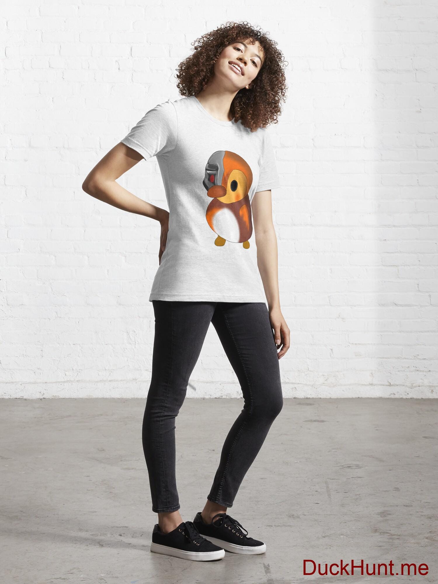 Mechanical Duck White Essential T-Shirt (Front printed) alternative image 3