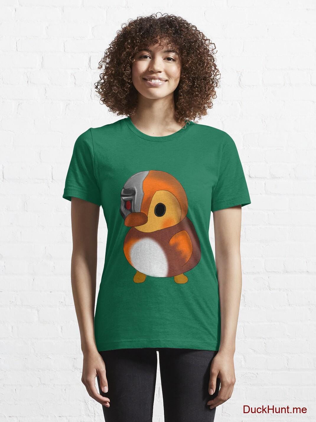 Mechanical Duck Green Essential T-Shirt (Front printed) alternative image 5
