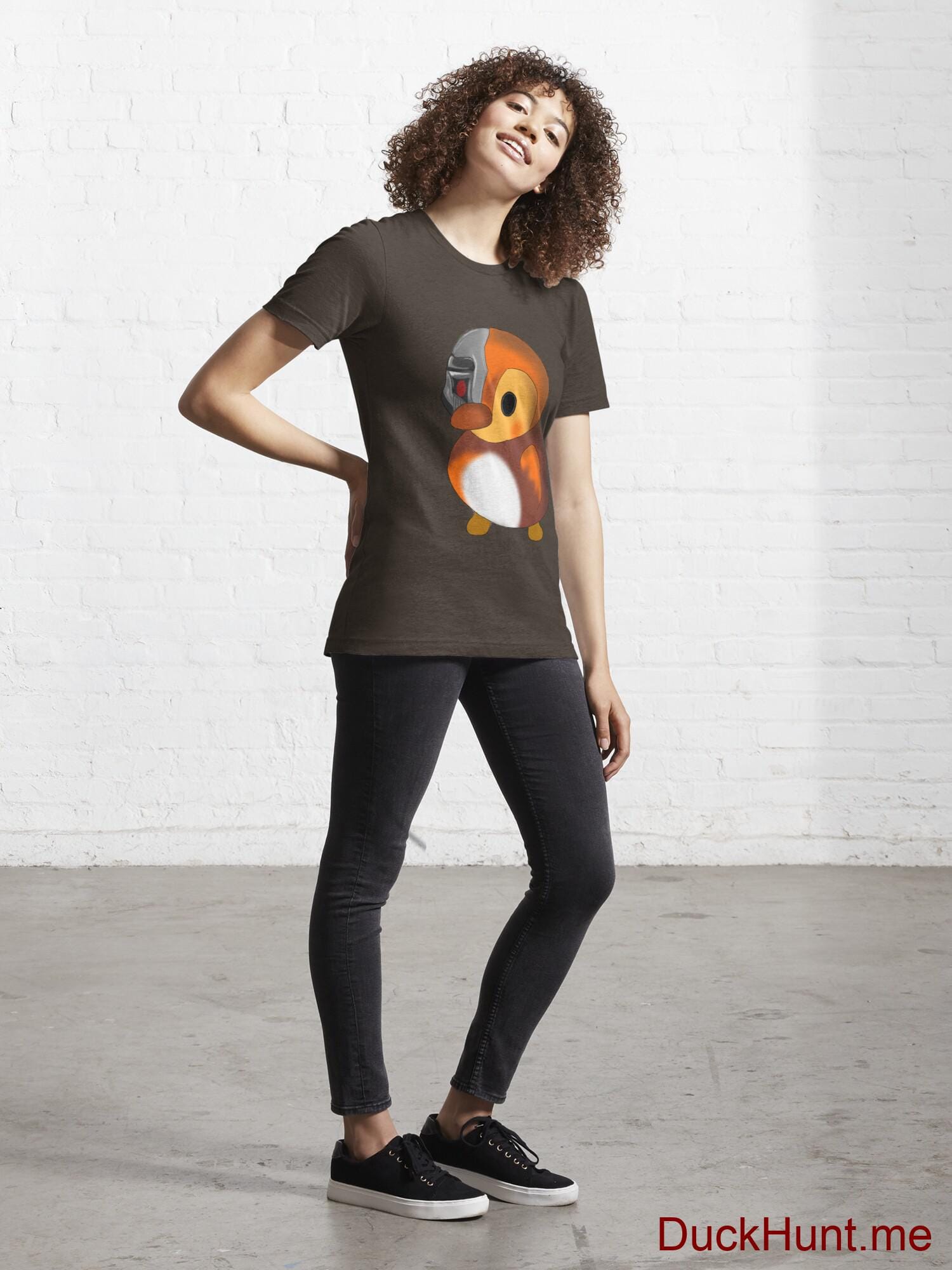 Mechanical Duck Brown Essential T-Shirt (Front printed) alternative image 3