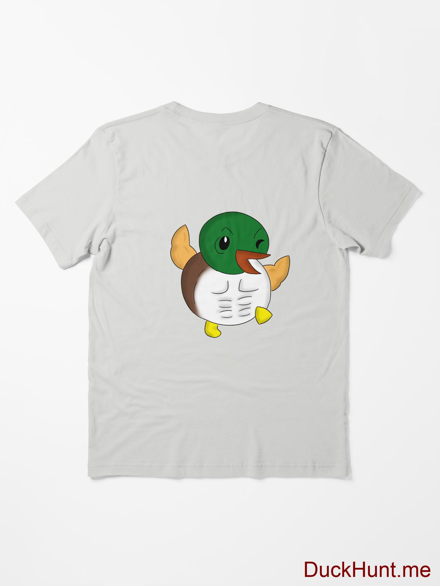 Super duck Light Grey Essential T-Shirt (Back printed) alternative image 1