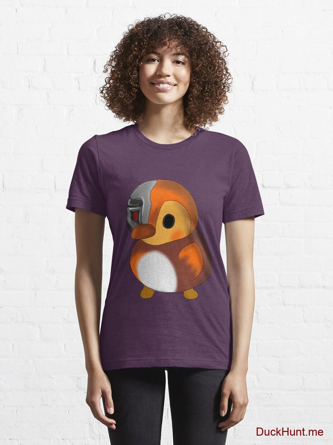 Mechanical Duck Eggplant Essential T-Shirt (Front printed) alternative image 5
