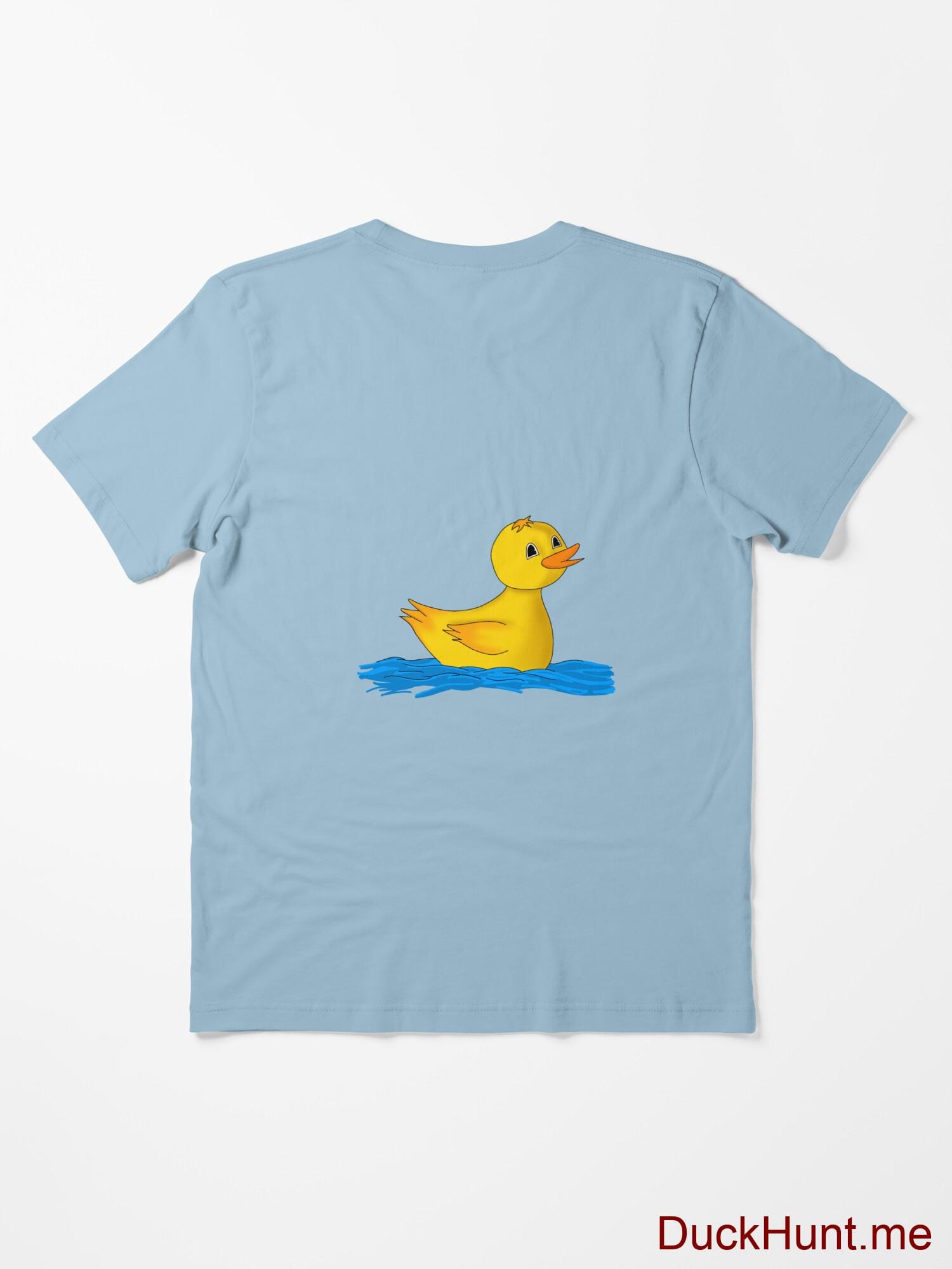 Plastic Duck Light Blue Essential T-Shirt (Back printed) alternative image 1