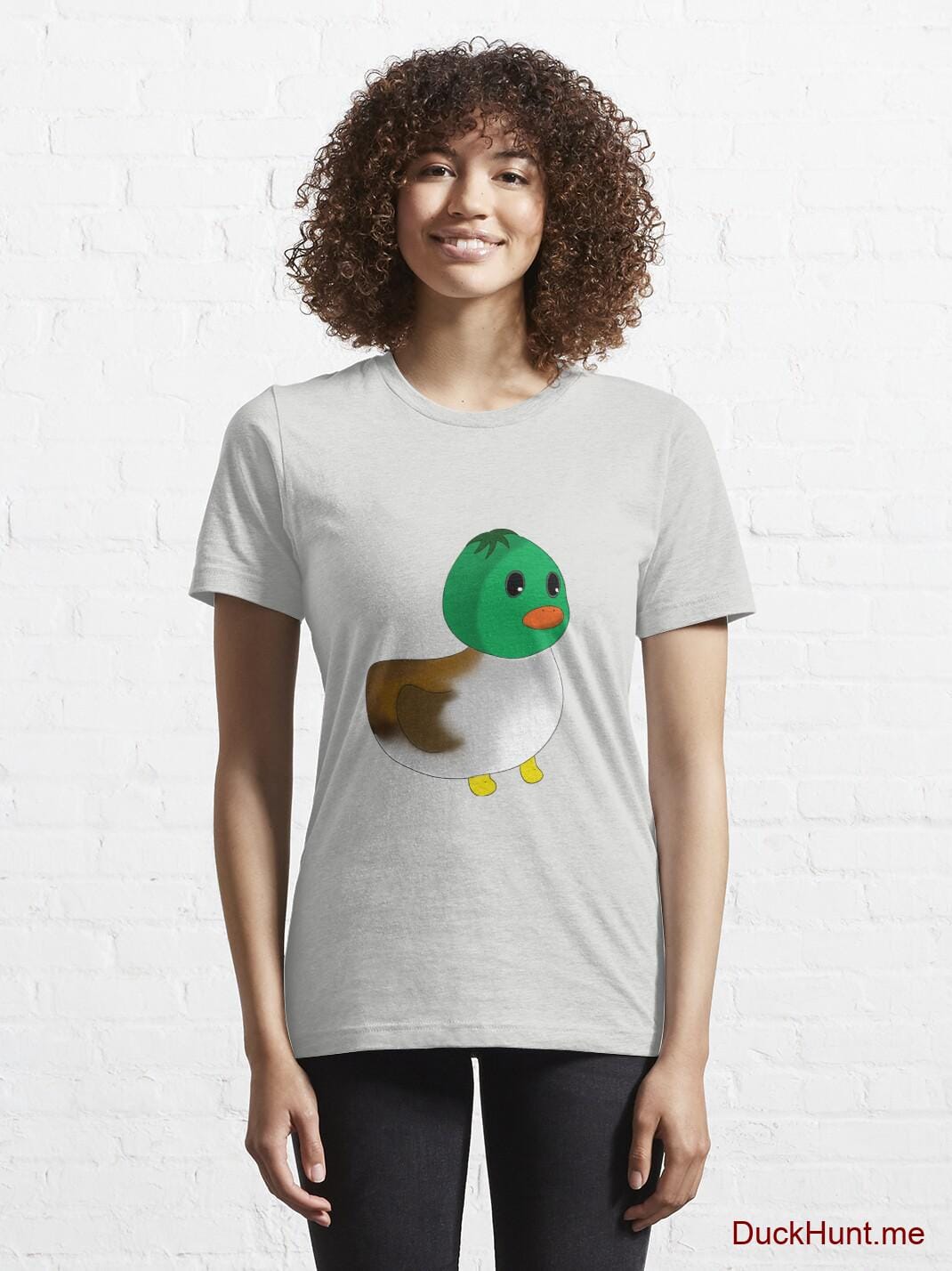Normal Duck Light Grey Essential T-Shirt (Front printed) alternative image 5