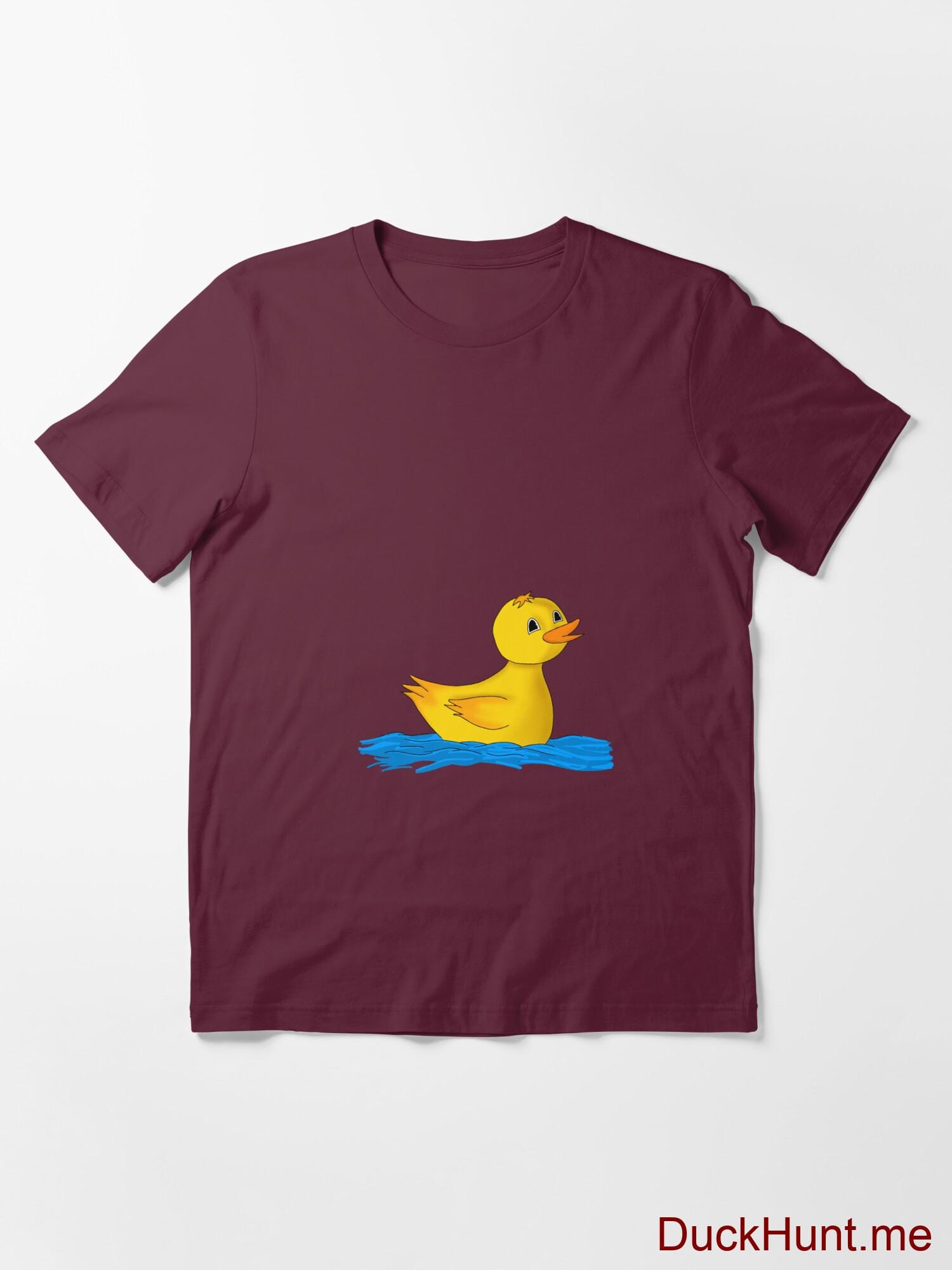 Plastic Duck Dark Red Essential T-Shirt (Front printed) alternative image 2