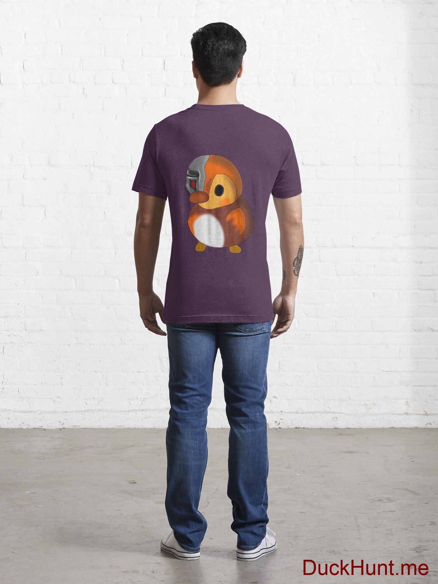 Mechanical Duck Eggplant Essential T-Shirt (Back printed) alternative image 3
