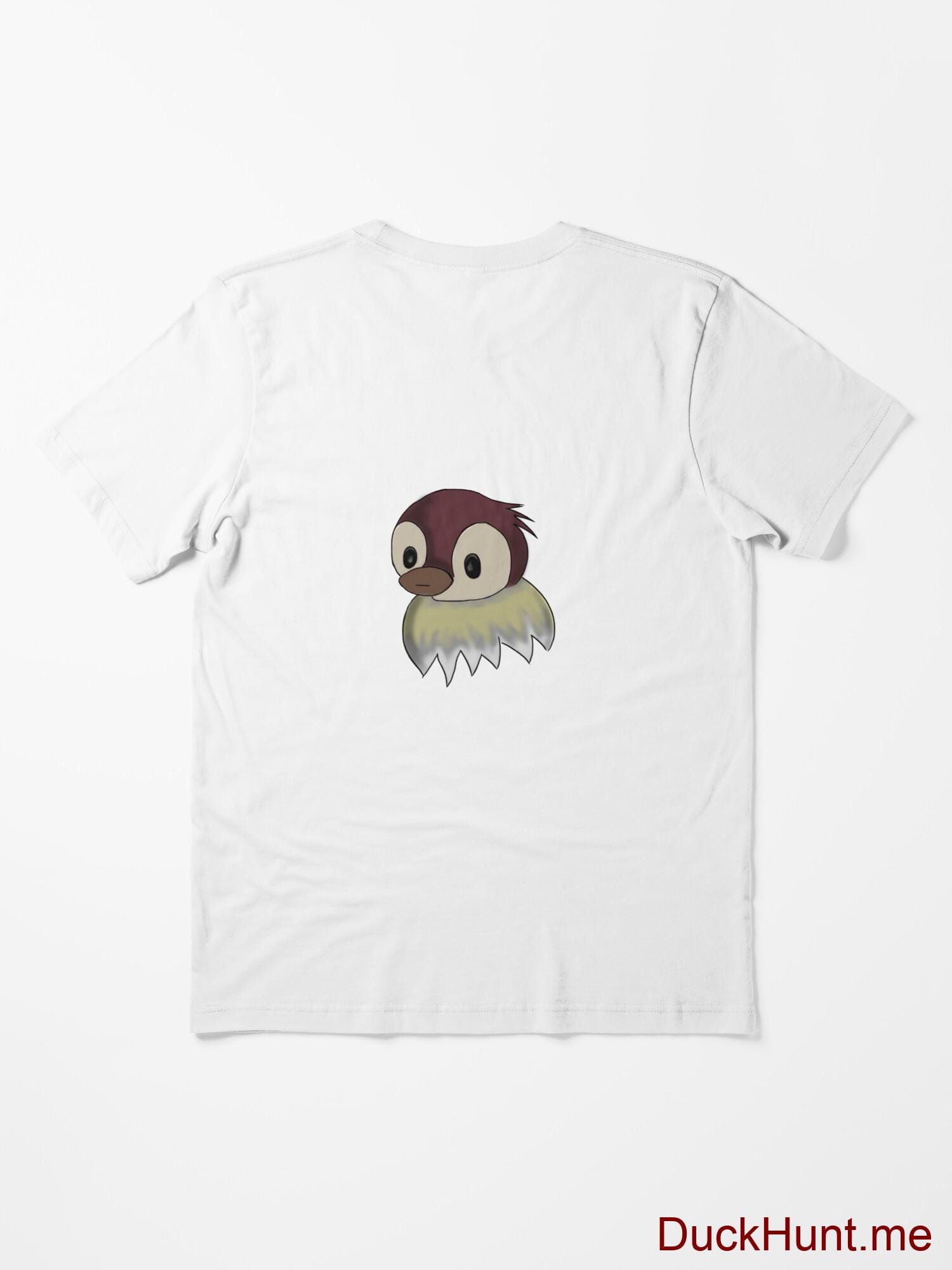 Ghost Duck (fogless) White Essential T-Shirt (Back printed) alternative image 1