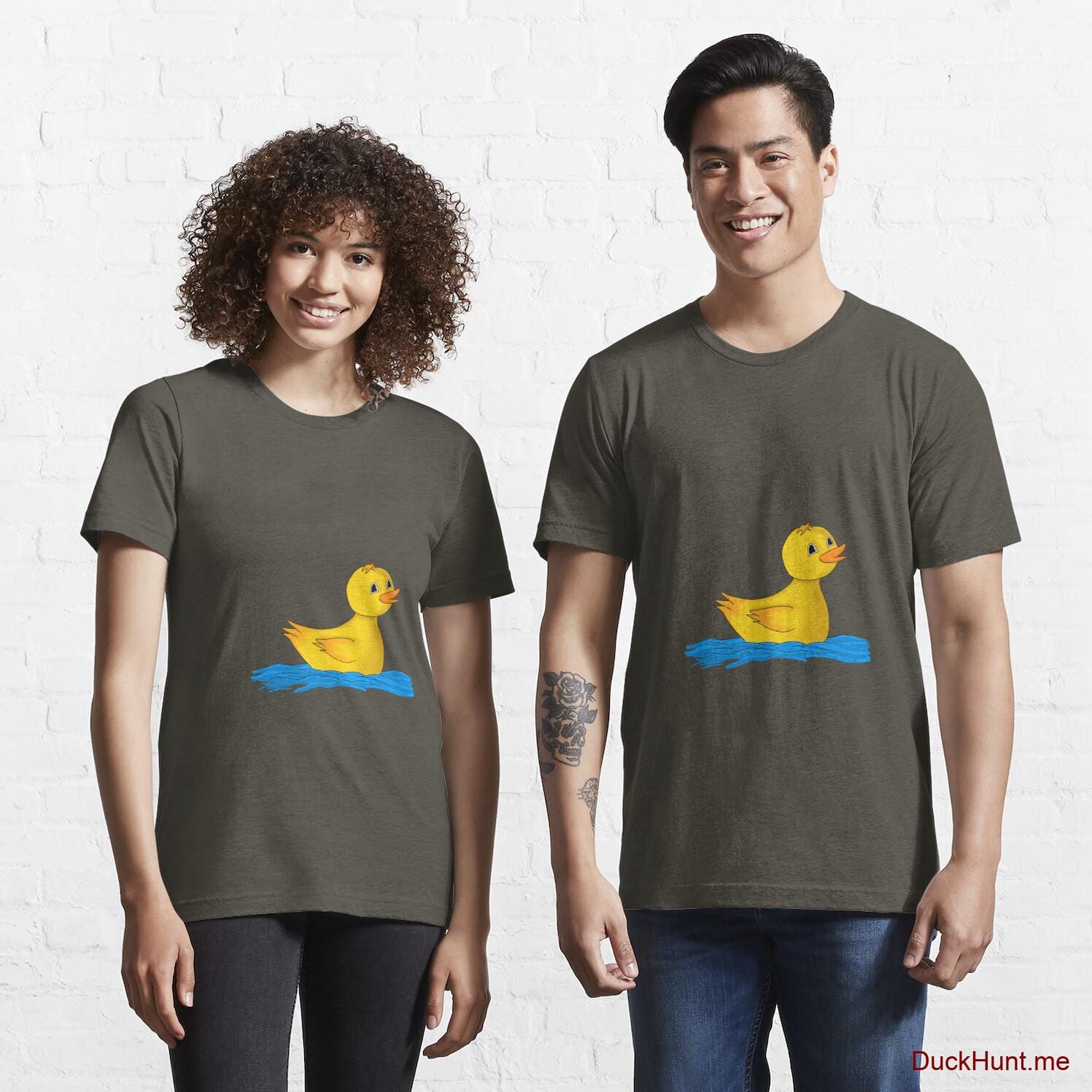 Plastic Duck Army Essential T-Shirt (Front printed)