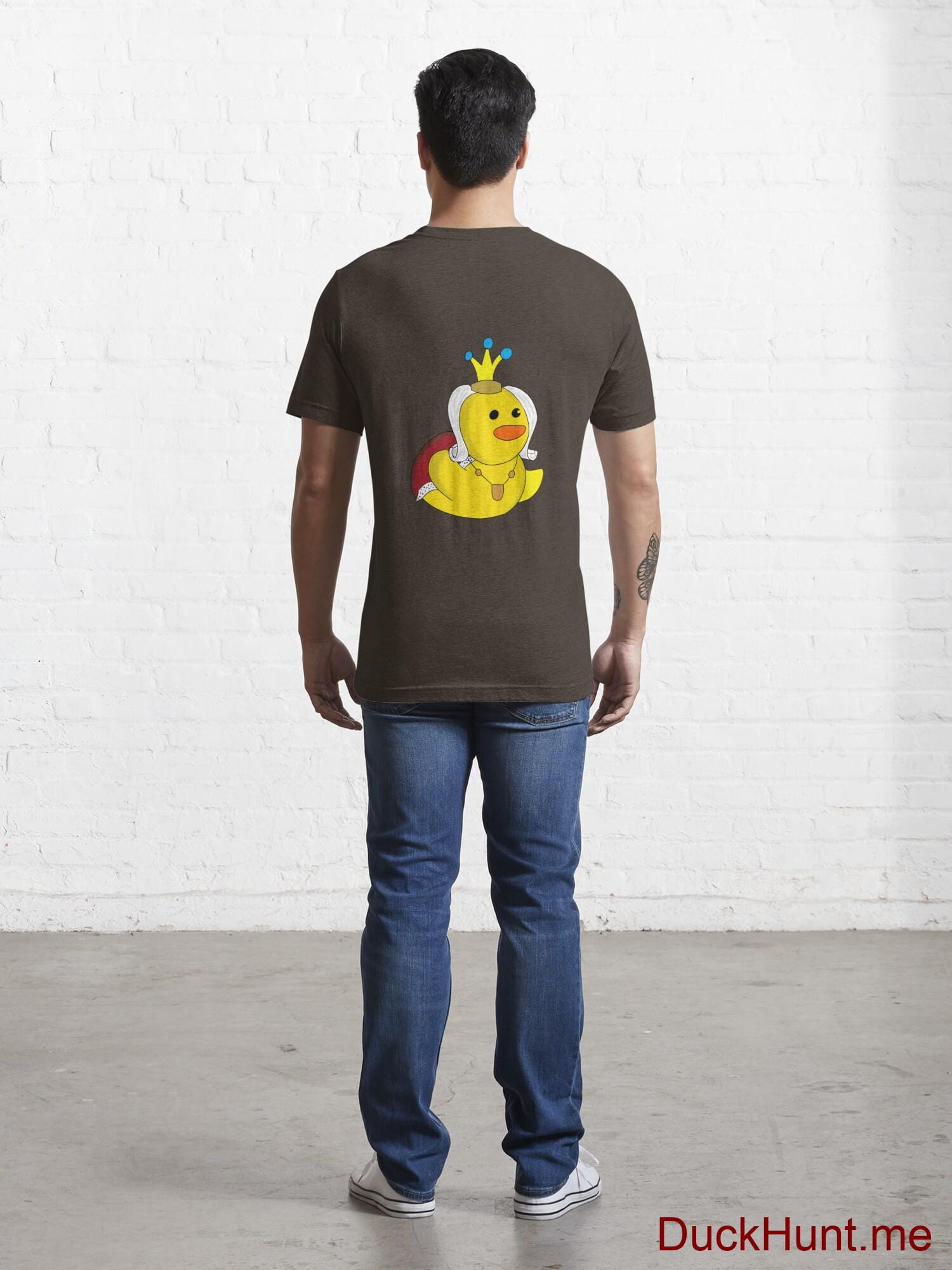 Royal Duck Brown Essential T-Shirt (Back printed) alternative image 3