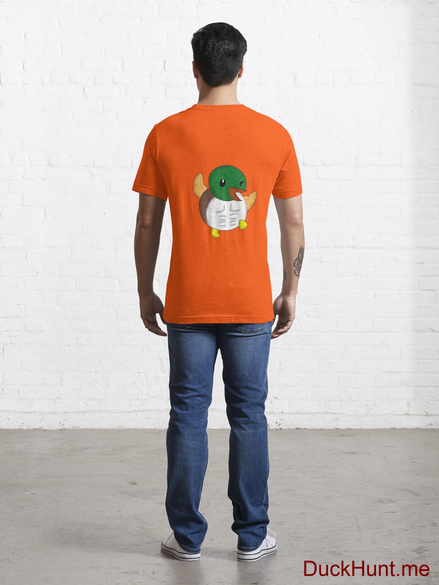 Super duck Orange Essential T-Shirt (Back printed) alternative image 3