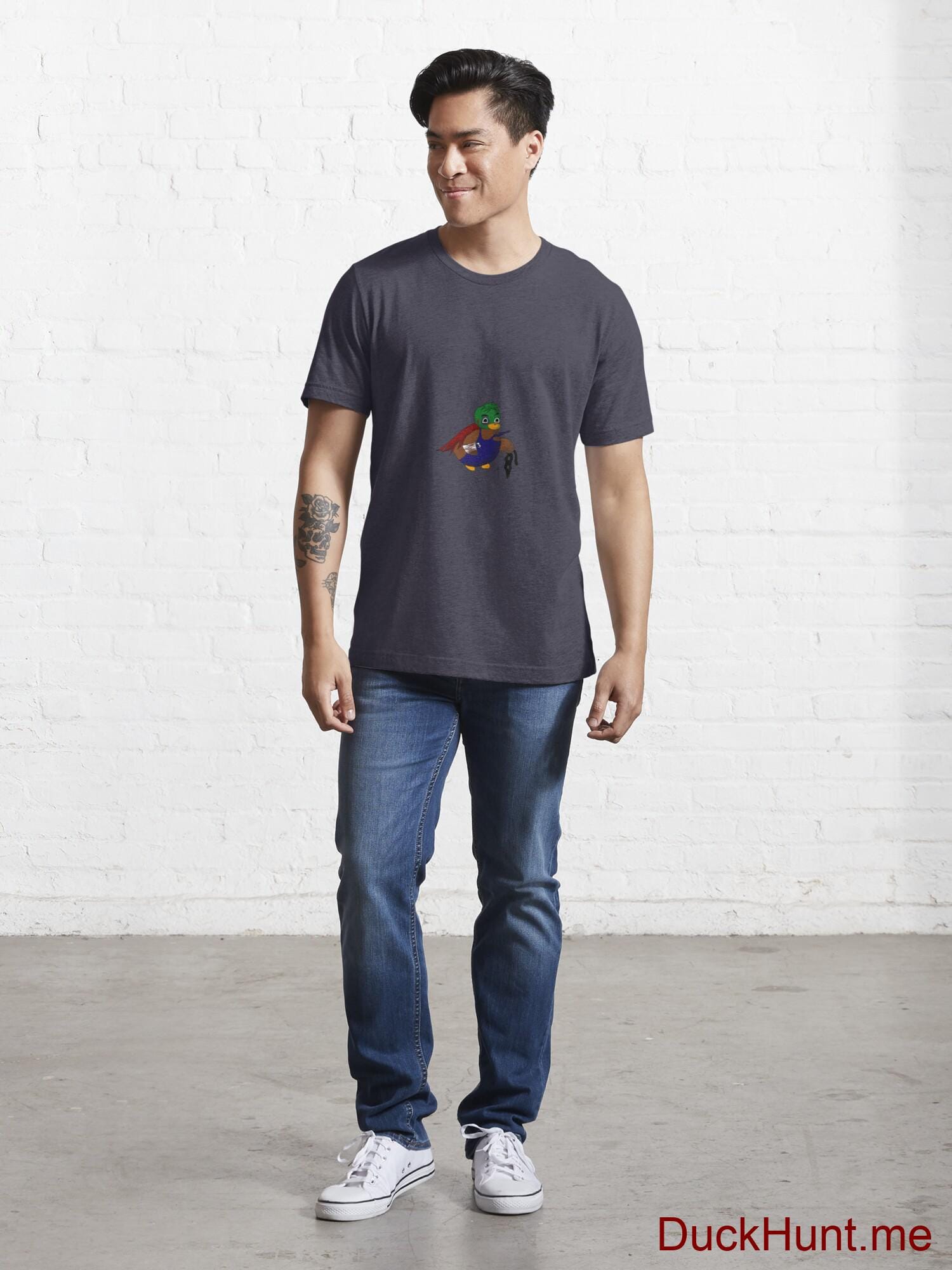Dead DuckHunt Boss (smokeless) Dark Blue Essential T-Shirt (Front printed) alternative image 4